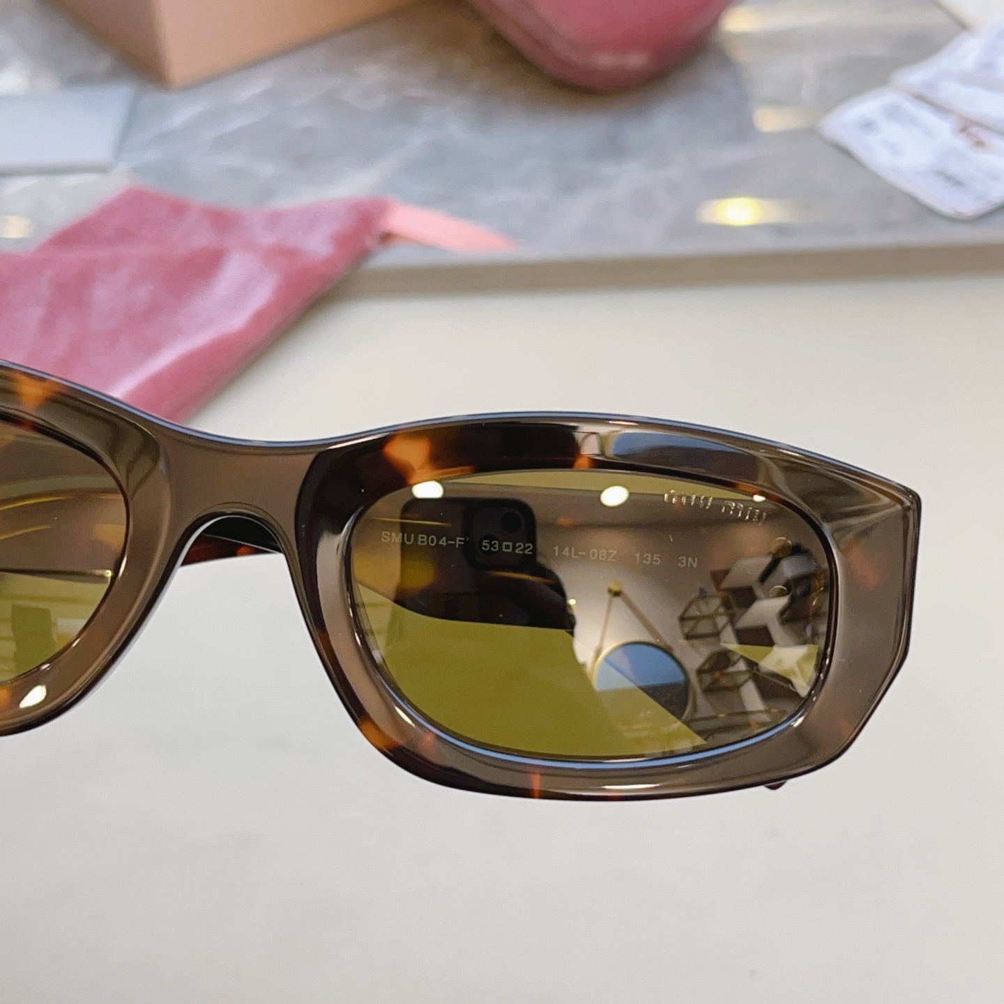 Miu Miu Miu Miu缪缪新款太阳镜 ，Mod:SMU B04-F，SIZE:53口22-135 高品质