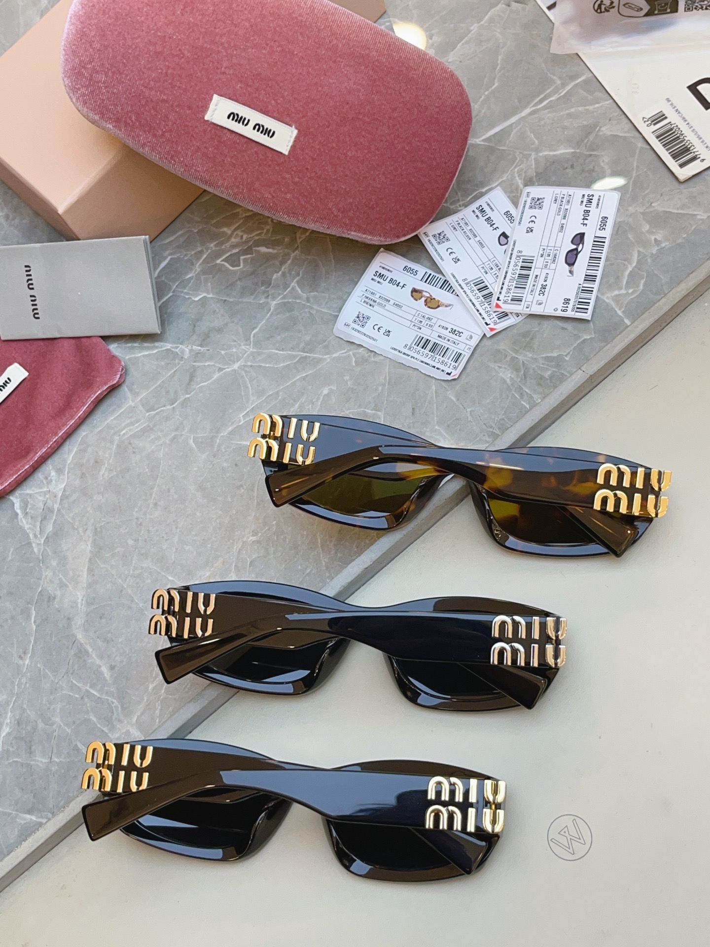 Miu Miu Miu Miu缪缪新款太阳镜 ，Mod:SMU B04-F，SIZE:53口22-135 高品质