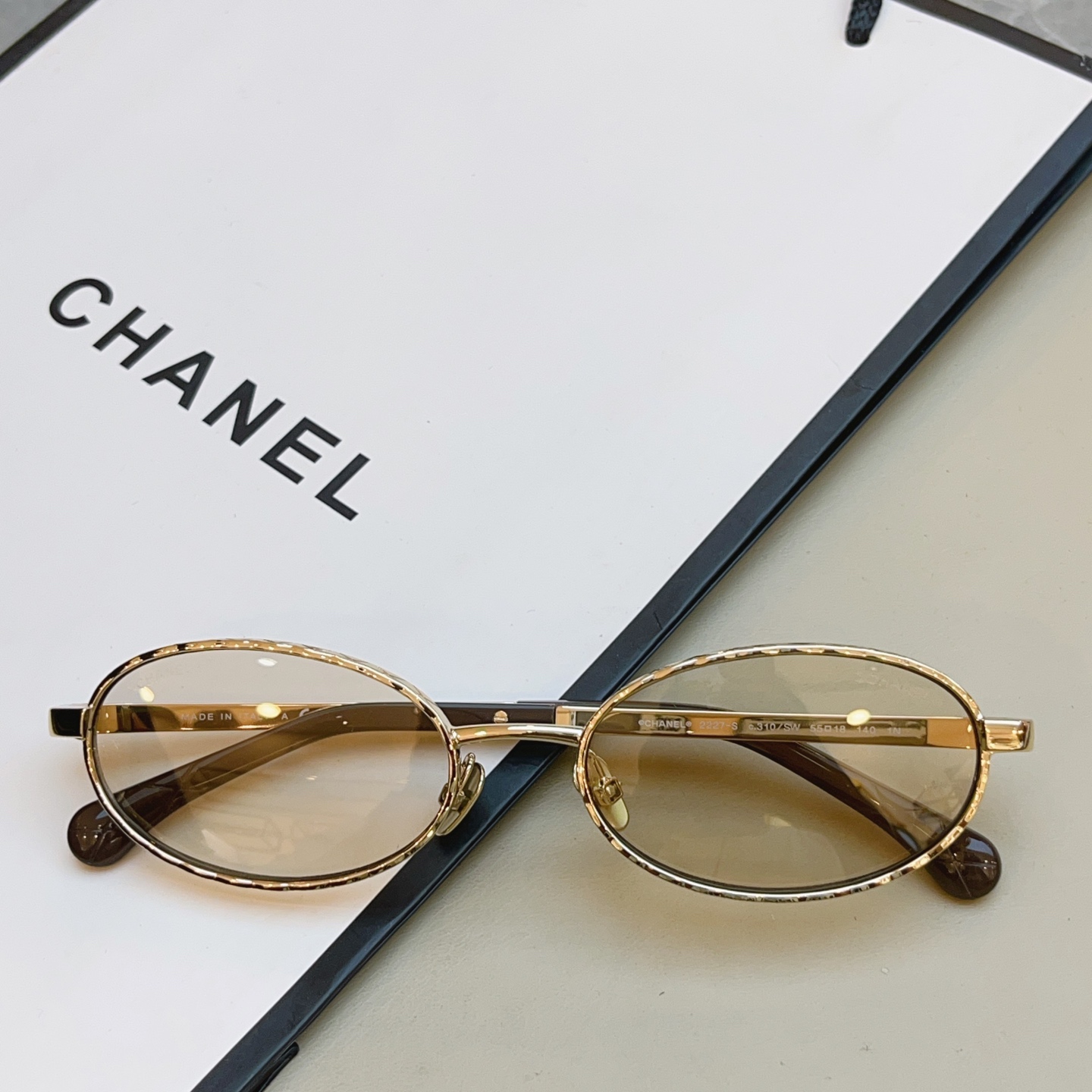 Chanel CHANE*】香奈儿新款太阳镜 高版本--，MODEL：CH2227-S，SIZE：55口18-140