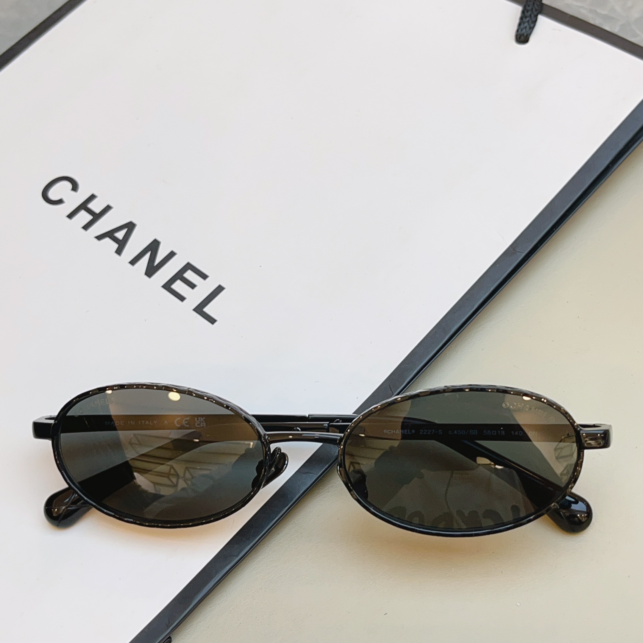 Chanel CHANE*】香奈儿新款太阳镜 高版本--，MODEL：CH2227-S，SIZE：55口18-140