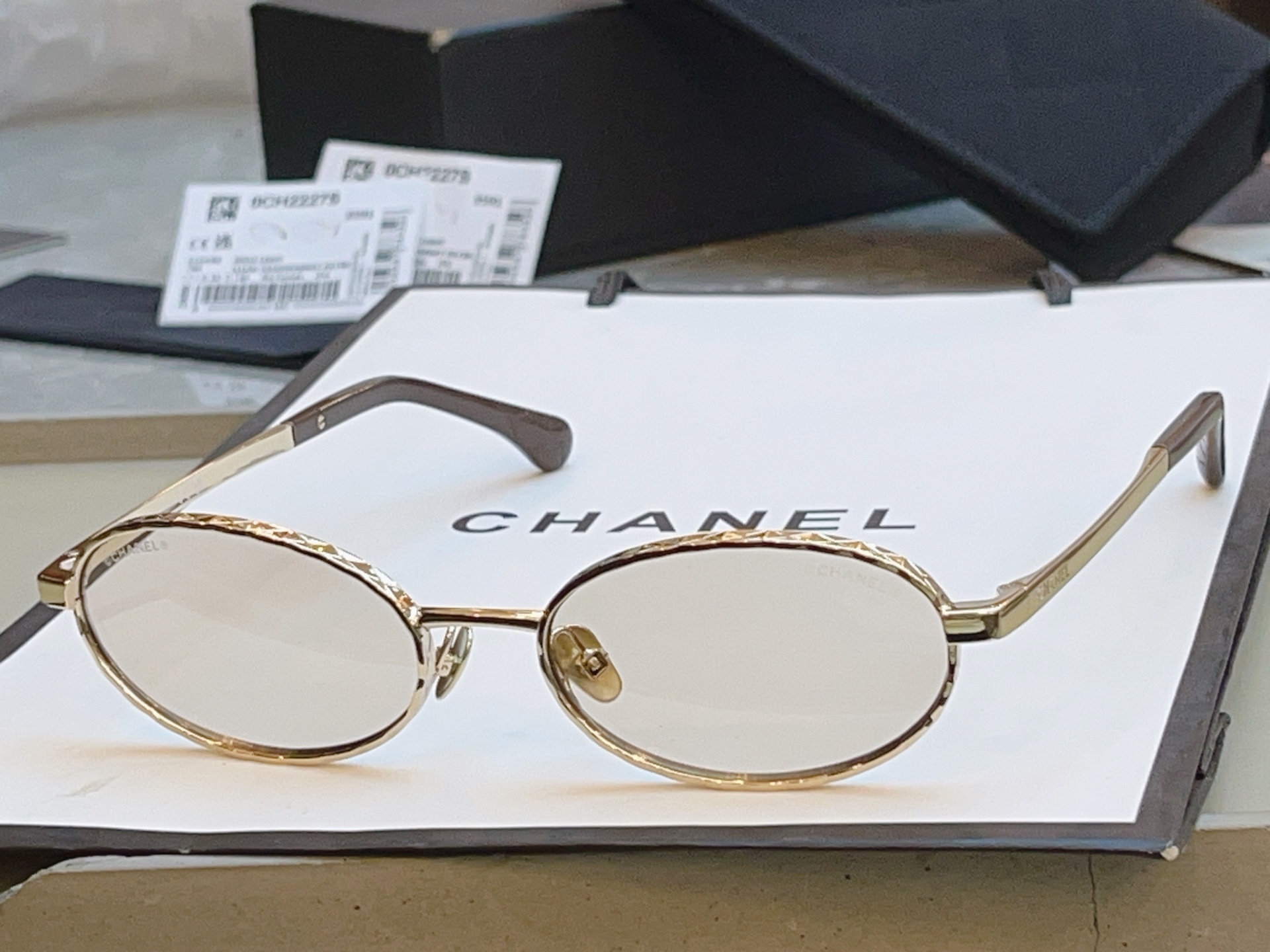 Chanel CHANE*】香奈儿新款太阳镜 高版本--，MODEL：CH2227-S，SIZE：55口18-140