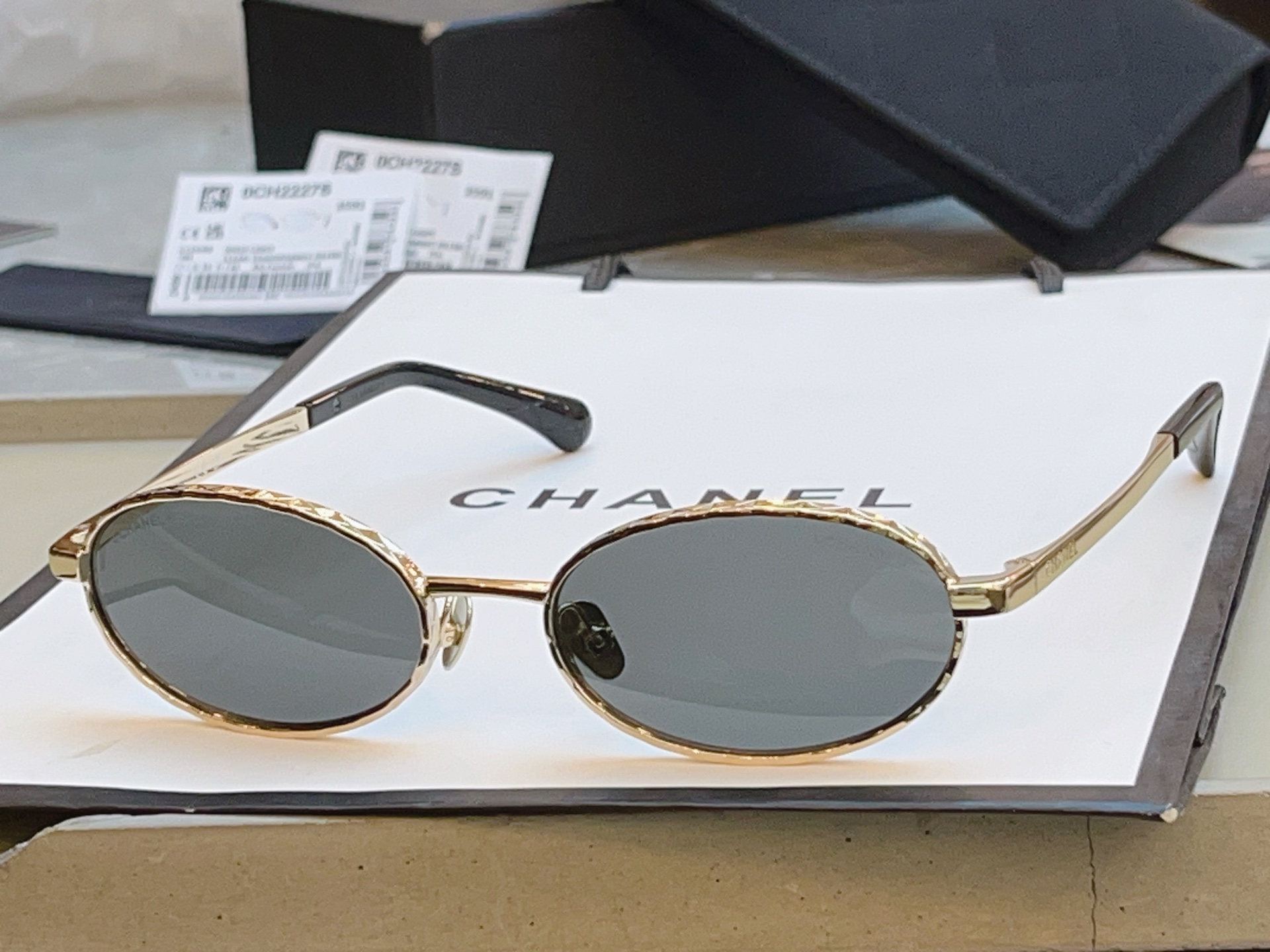 Chanel CHANE*】香奈儿新款太阳镜 高版本--，MODEL：CH2227-S，SIZE：55口18-140