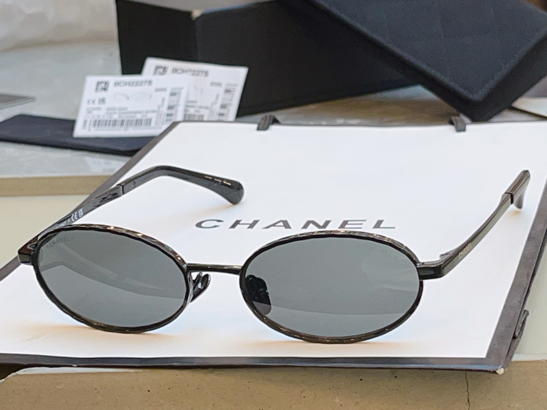 Chanel CHANE*】香奈儿新款太阳镜 高版本--，MODEL：CH2227-S，SIZE：55口18-140