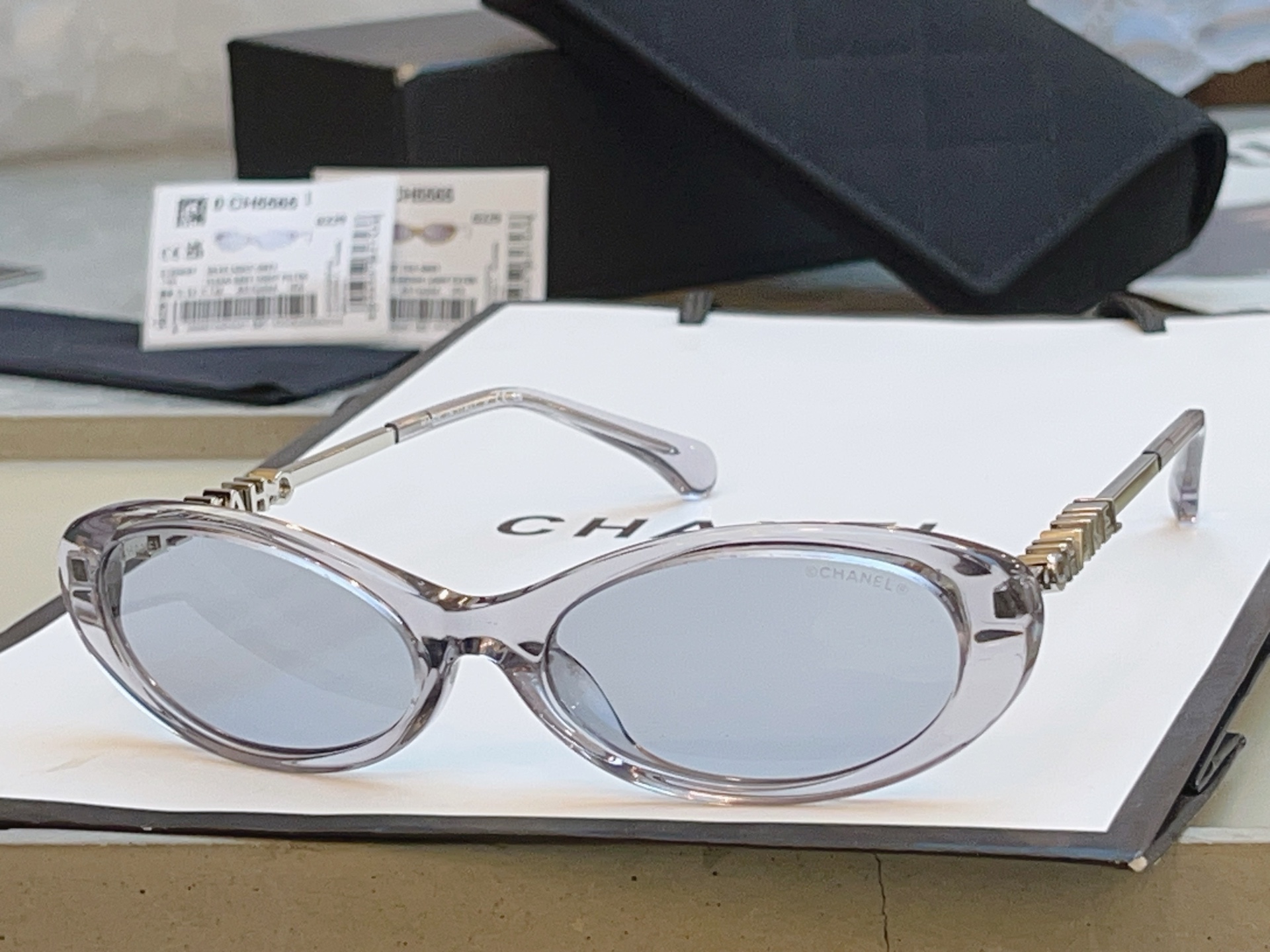 Chanel CHANE*】香奈儿新款太阳镜 高版本--，MODEL：CH5565，SIZE：54口17-140
