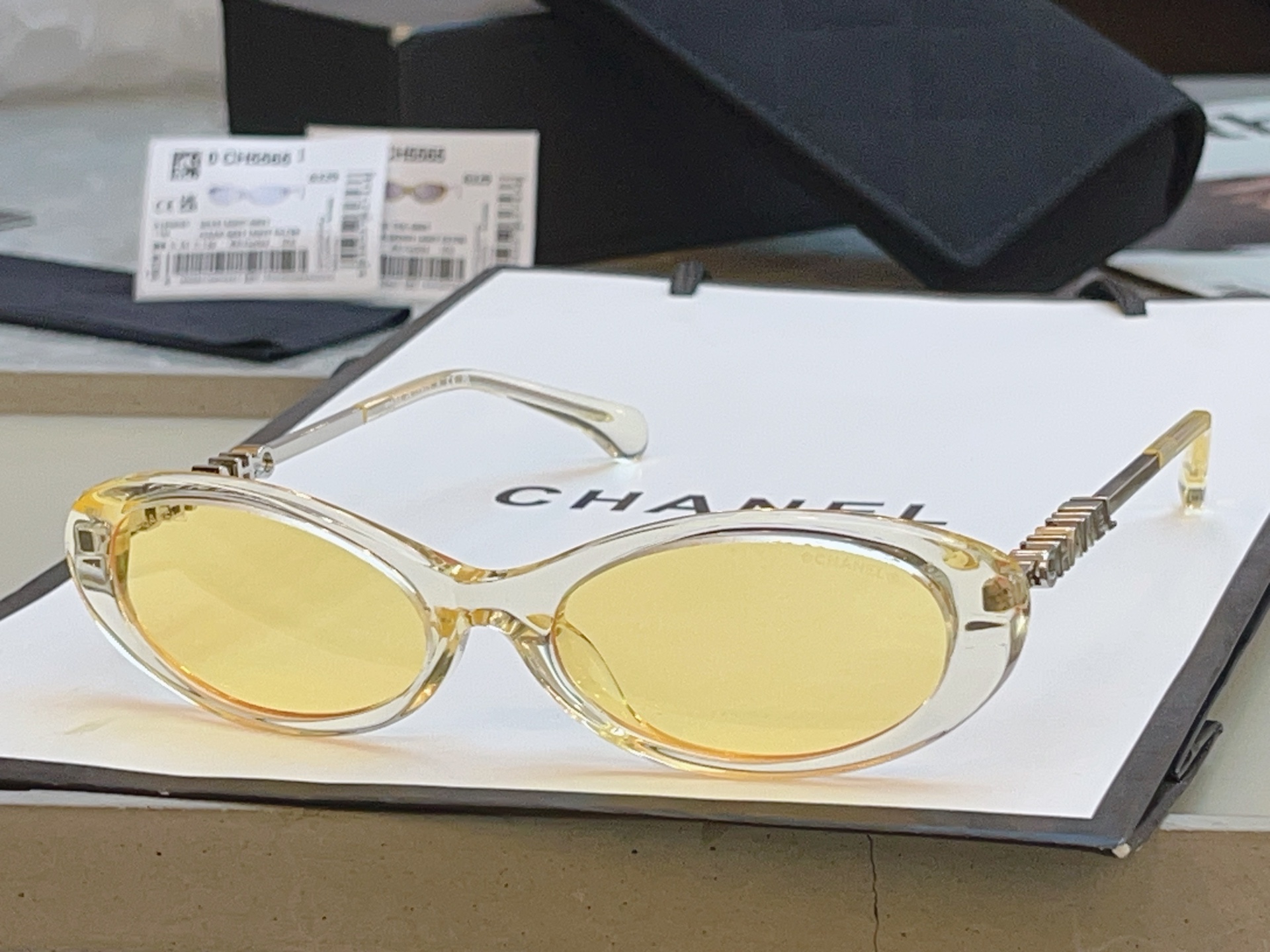 Chanel CHANE*】香奈儿新款太阳镜 高版本--，MODEL：CH5565，SIZE：54口17-140