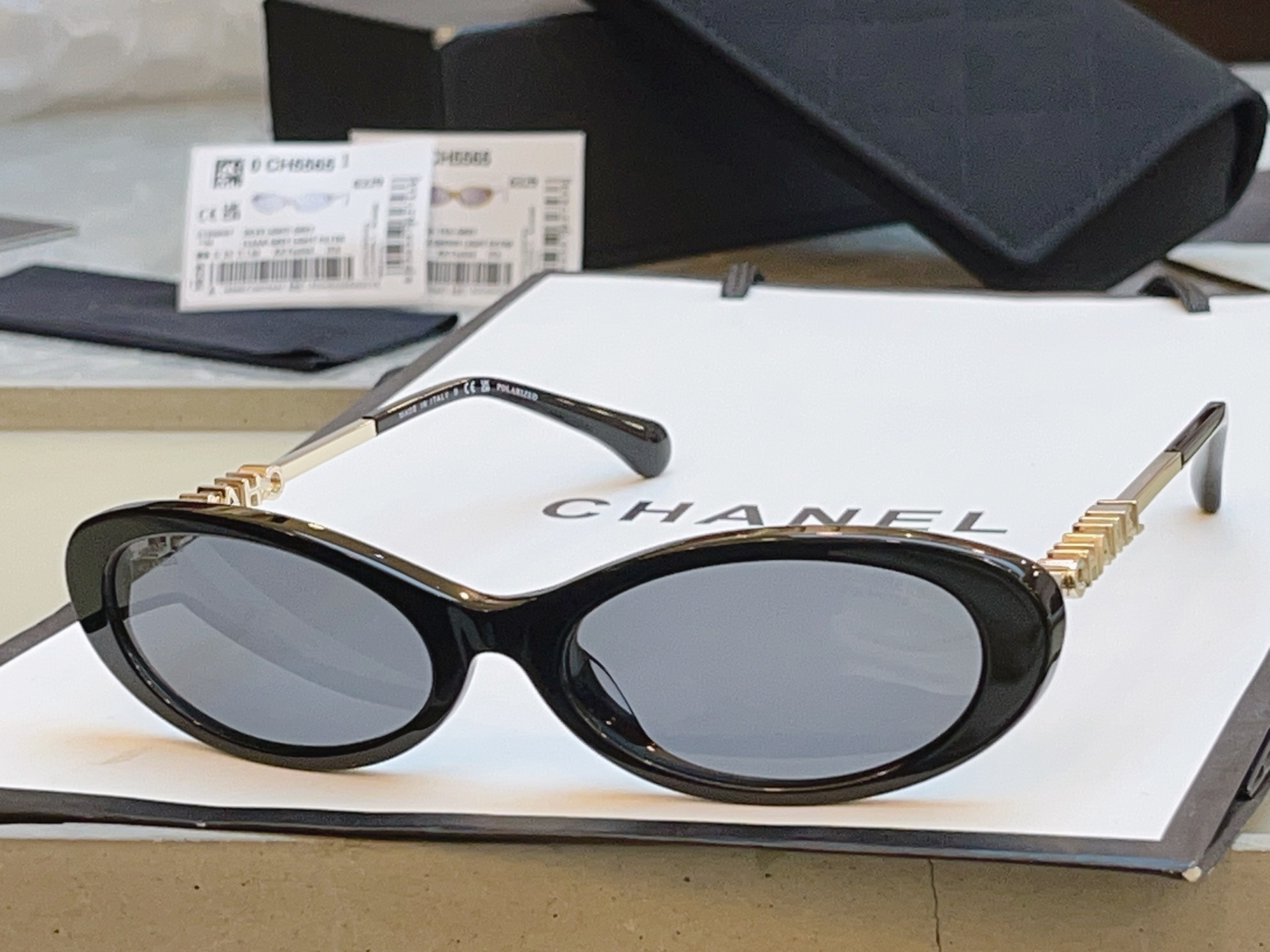 Chanel CHANE*】香奈儿新款太阳镜 高版本--，MODEL：CH5565，SIZE：54口17-140