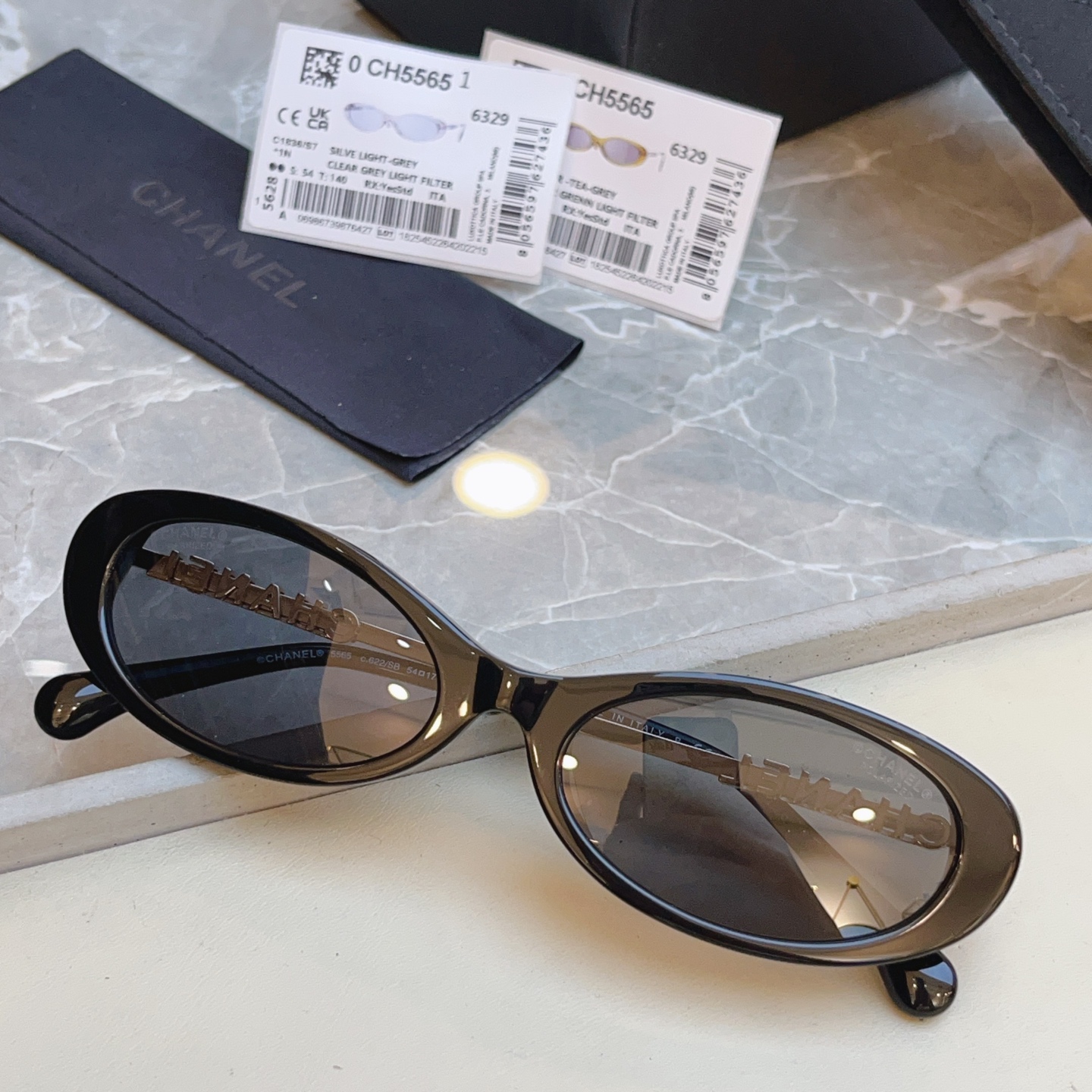 Chanel CHANE*】香奈儿新款太阳镜 高版本--，MODEL：CH5565，SIZE：54口17-140