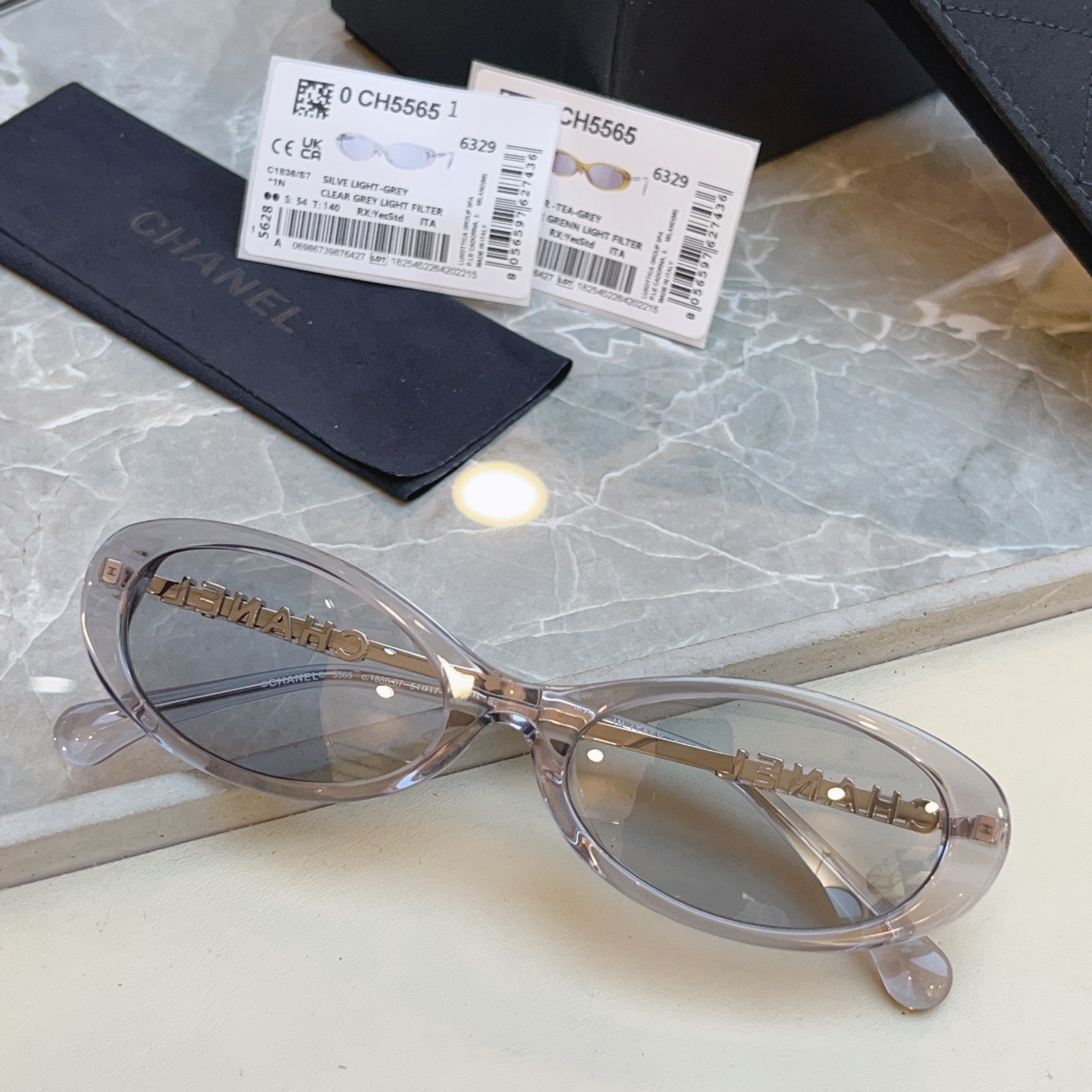 Chanel CHANE*】香奈儿新款太阳镜 高版本--，MODEL：CH5565，SIZE：54口17-140
