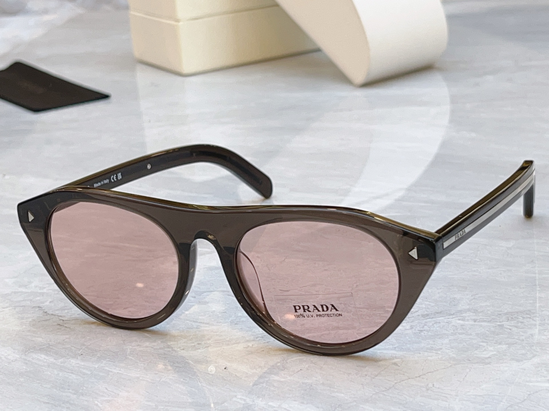 ，【PRAD*】普拉*达新款太阳镜🕶️，MODEL：PR B15S，SIZE：51口20-145