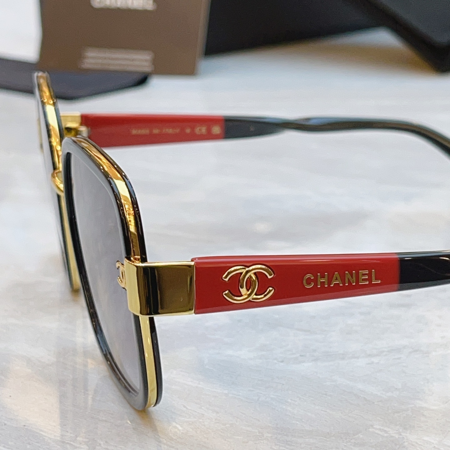 ，【CHANE*】香奈儿新款太阳镜，MODEL：CH5489-H，SIZE：56口22-145