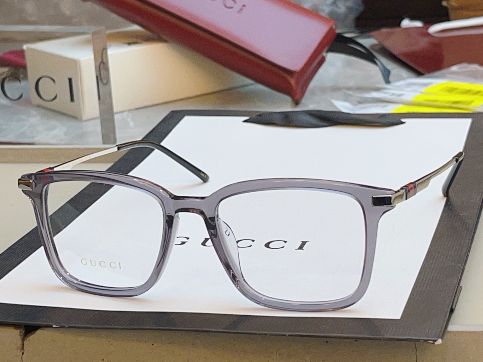 ，【GUCC*】古*驰新款眼镜架 高版本✨，MODEL：GG2246SK，SIZE:55口19-140 