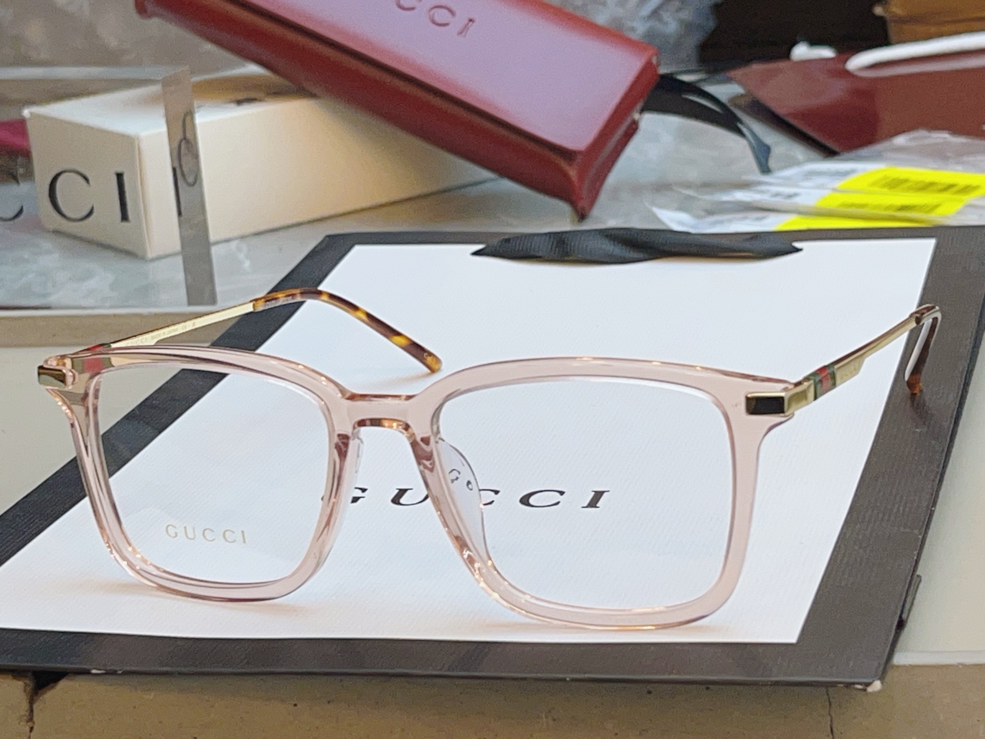 ，【GUCC*】古*驰新款眼镜架 高版本✨，MODEL：GG2246SK，SIZE:55口19-140 