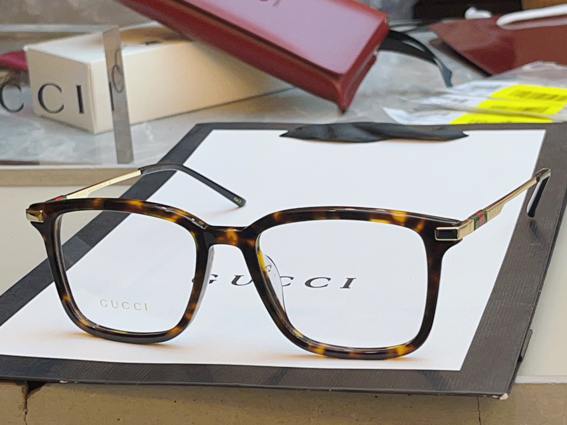 ，【GUCC*】古*驰新款眼镜架 高版本✨，MODEL：GG2246SK，SIZE:55口19-140 