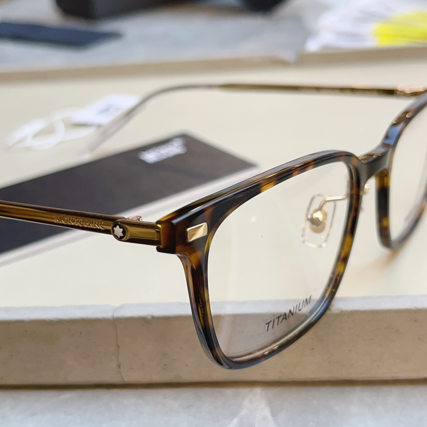 ，【MONT BLAN*】万宝*龙新款眼镜架，钛架✨MODEL:MB0394ON，SIZE:54口19-