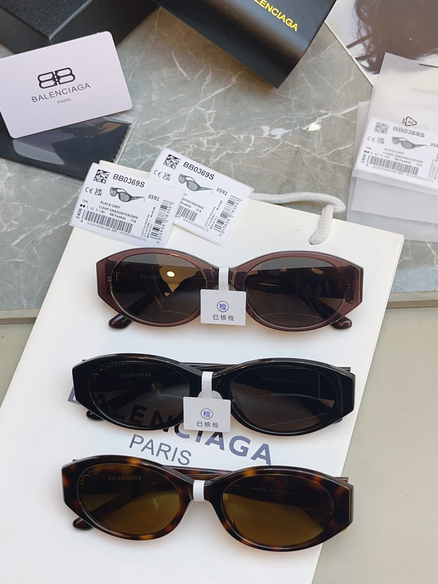，【BALENCIAG*】巴黎*世家新款太阳镜 高版本✨，MODEL：BB0369S，SIZE：55口2