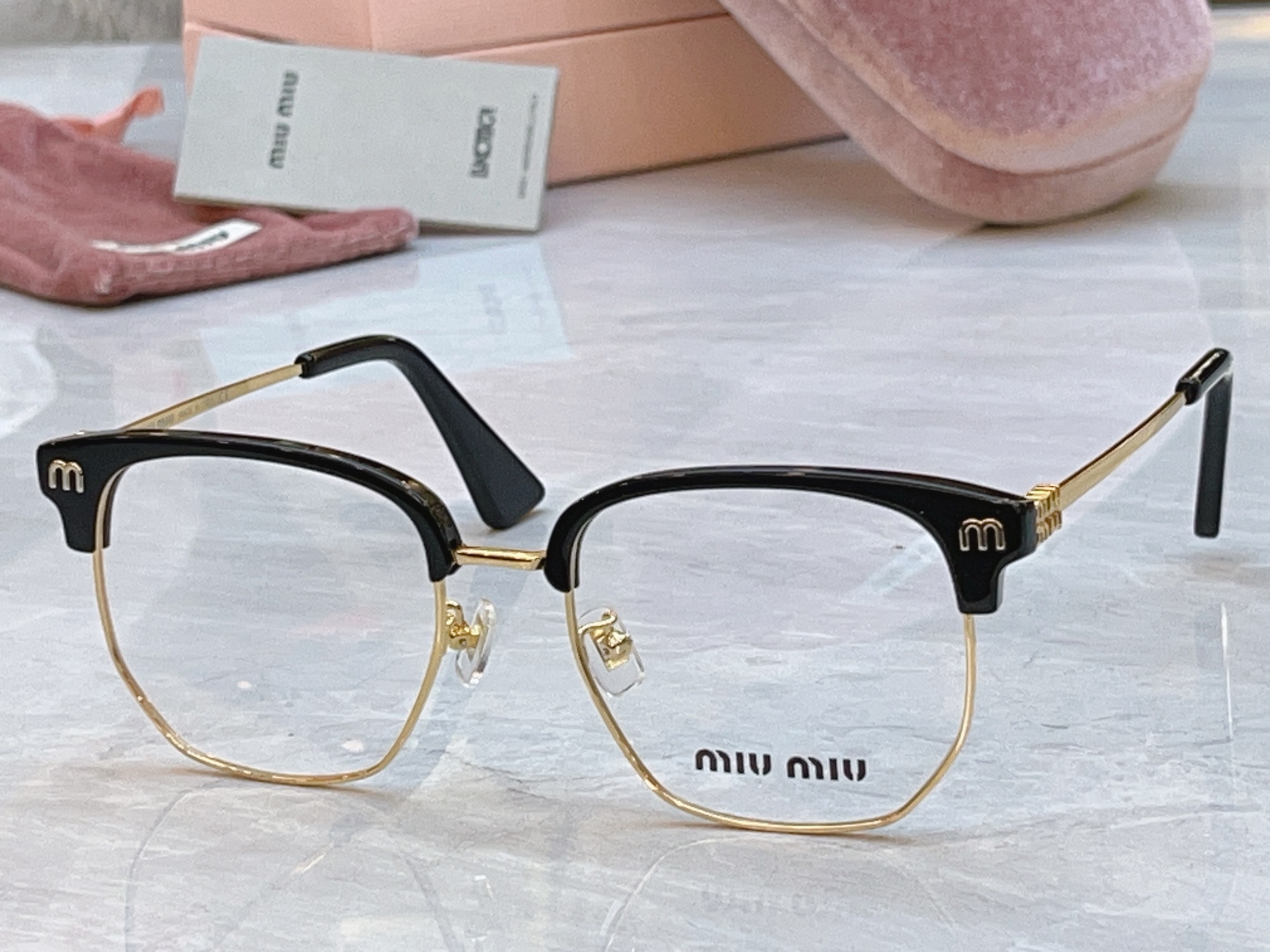 ，【MIUMI*】缪*缪新款眼镜架，Mod:VMU 72ZS，SIZE:52口19-145