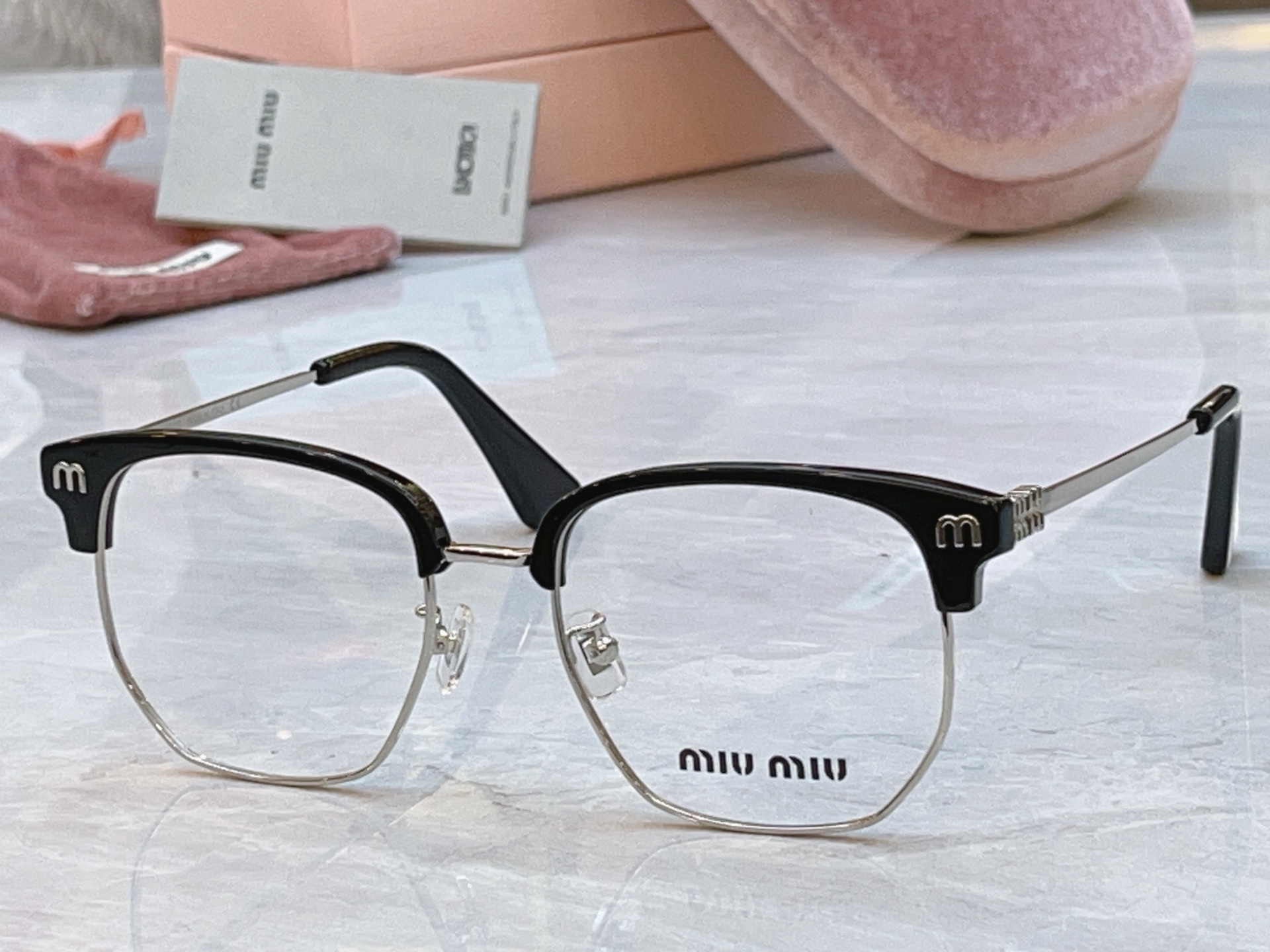 ，【MIUMI*】缪*缪新款眼镜架，Mod:VMU 72ZS，SIZE:52口19-145
