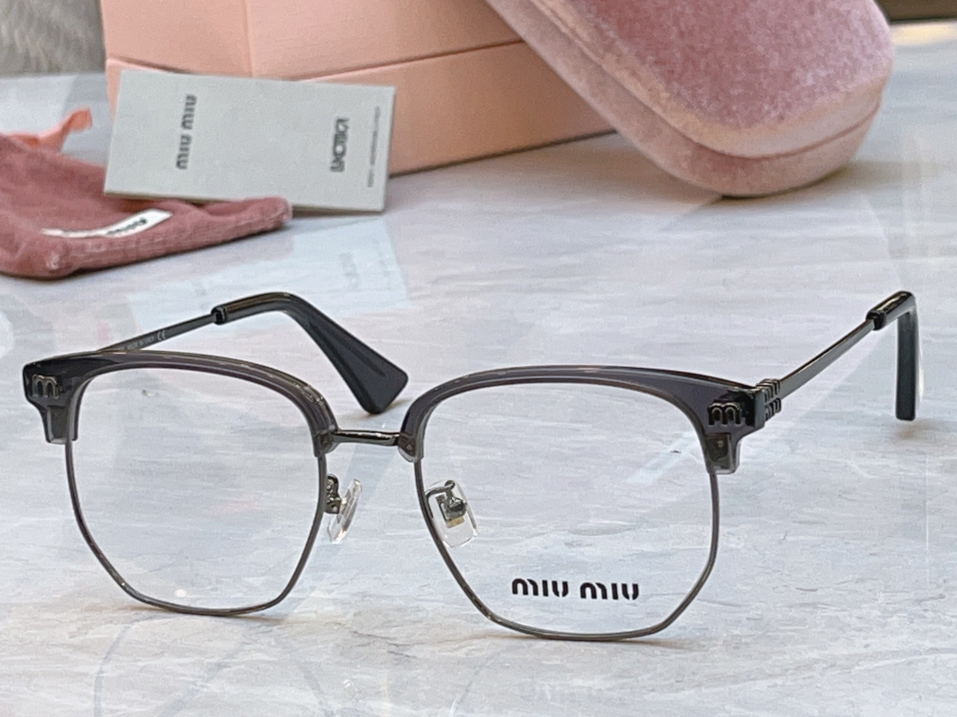 ，【MIUMI*】缪*缪新款眼镜架，Mod:VMU 72ZS，SIZE:52口19-145
