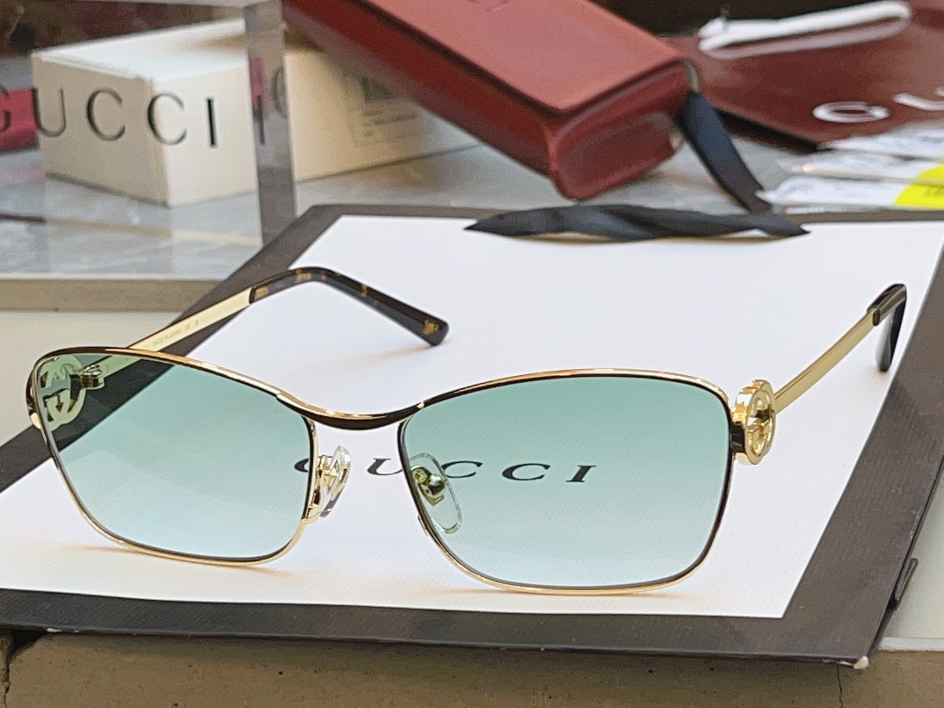 ，【GUCC*】古*驰新款太阳镜 高版本✨，MODEL：GG2045S，SIZE：58口17-135 X