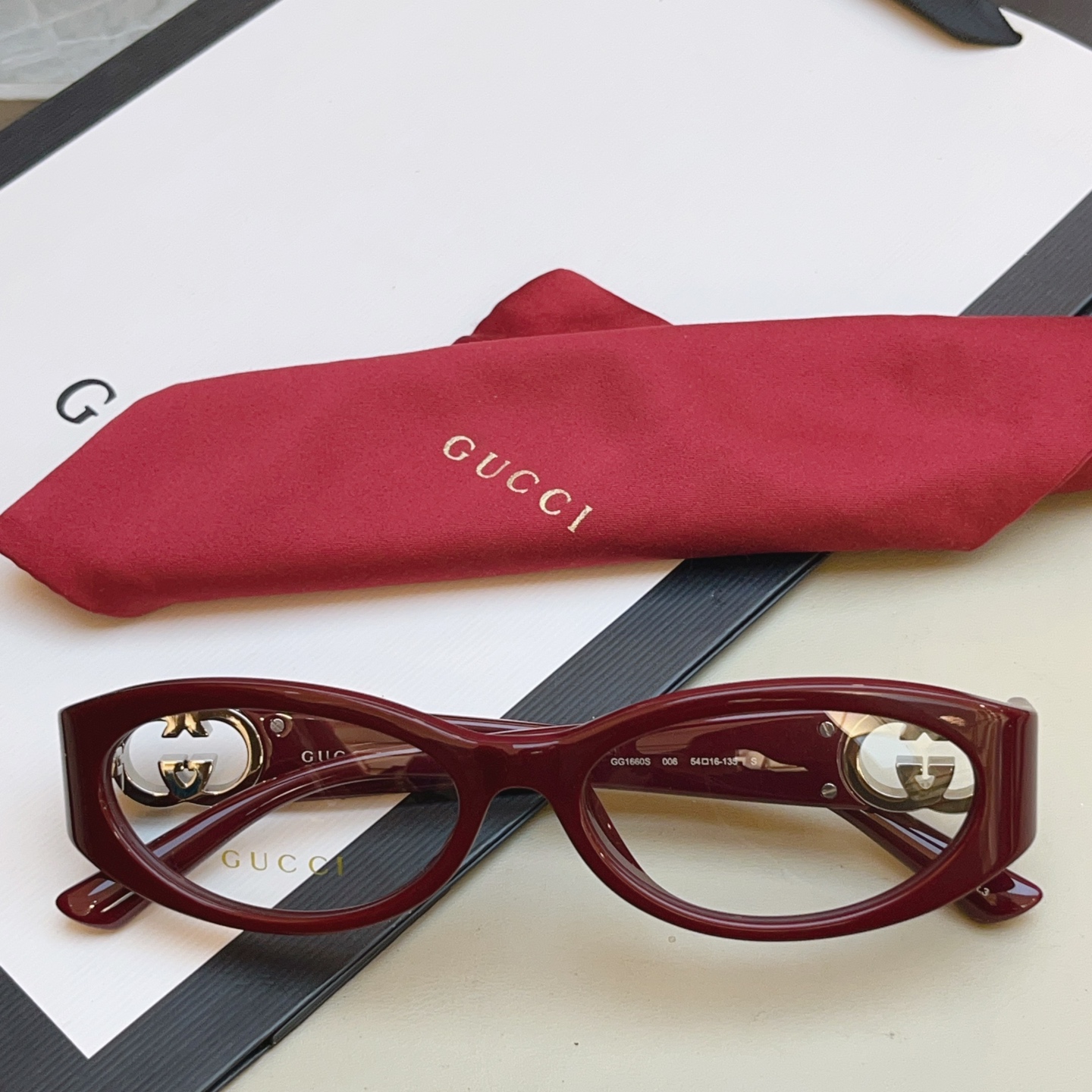 ，【GUCC*】古*驰新款眼镜架 高版本✨，MODEL：GG1660S，SIZE：54口16-135 S