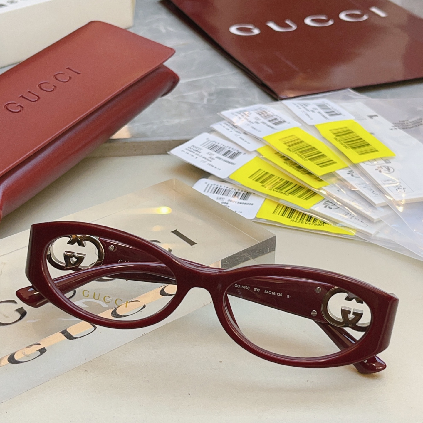 ，【GUCC*】古*驰新款眼镜架 高版本✨，MODEL：GG1660S，SIZE：54口16-135 S