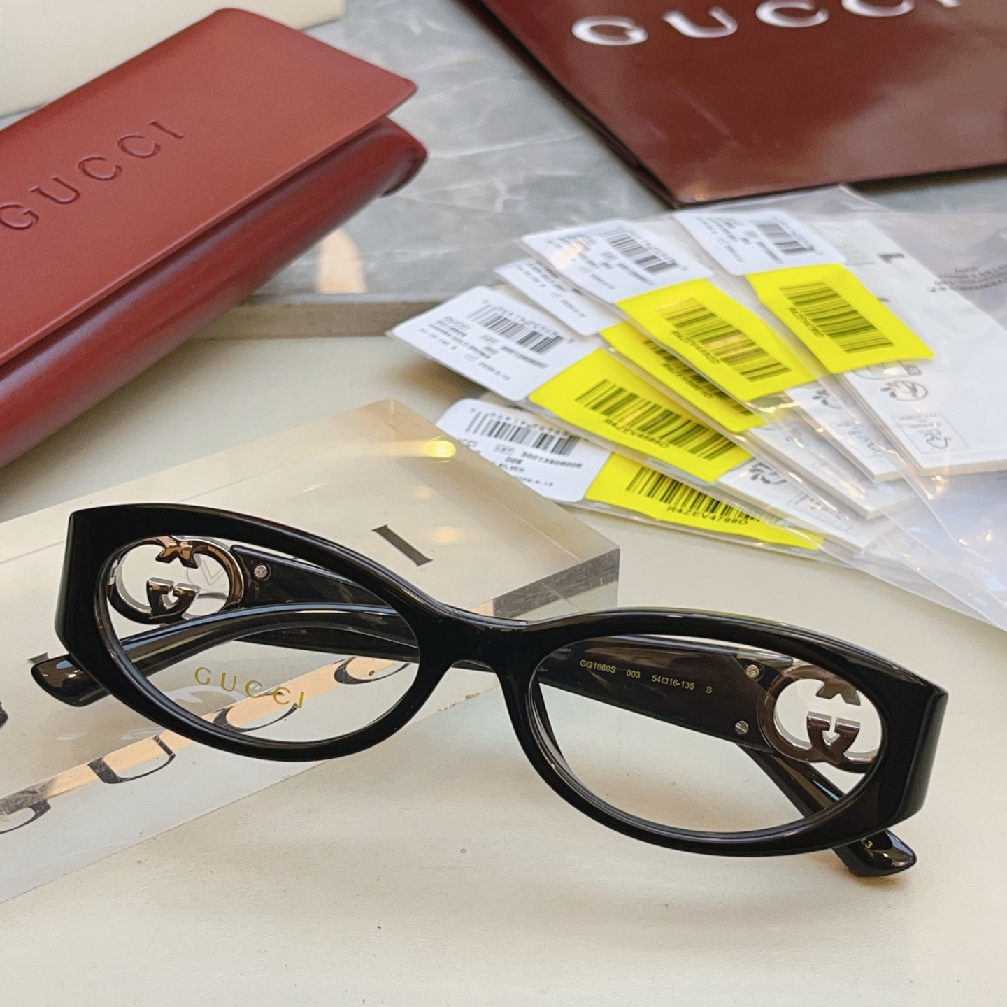 ，【GUCC*】古*驰新款眼镜架 高版本✨，MODEL：GG1660S，SIZE：54口16-135 S