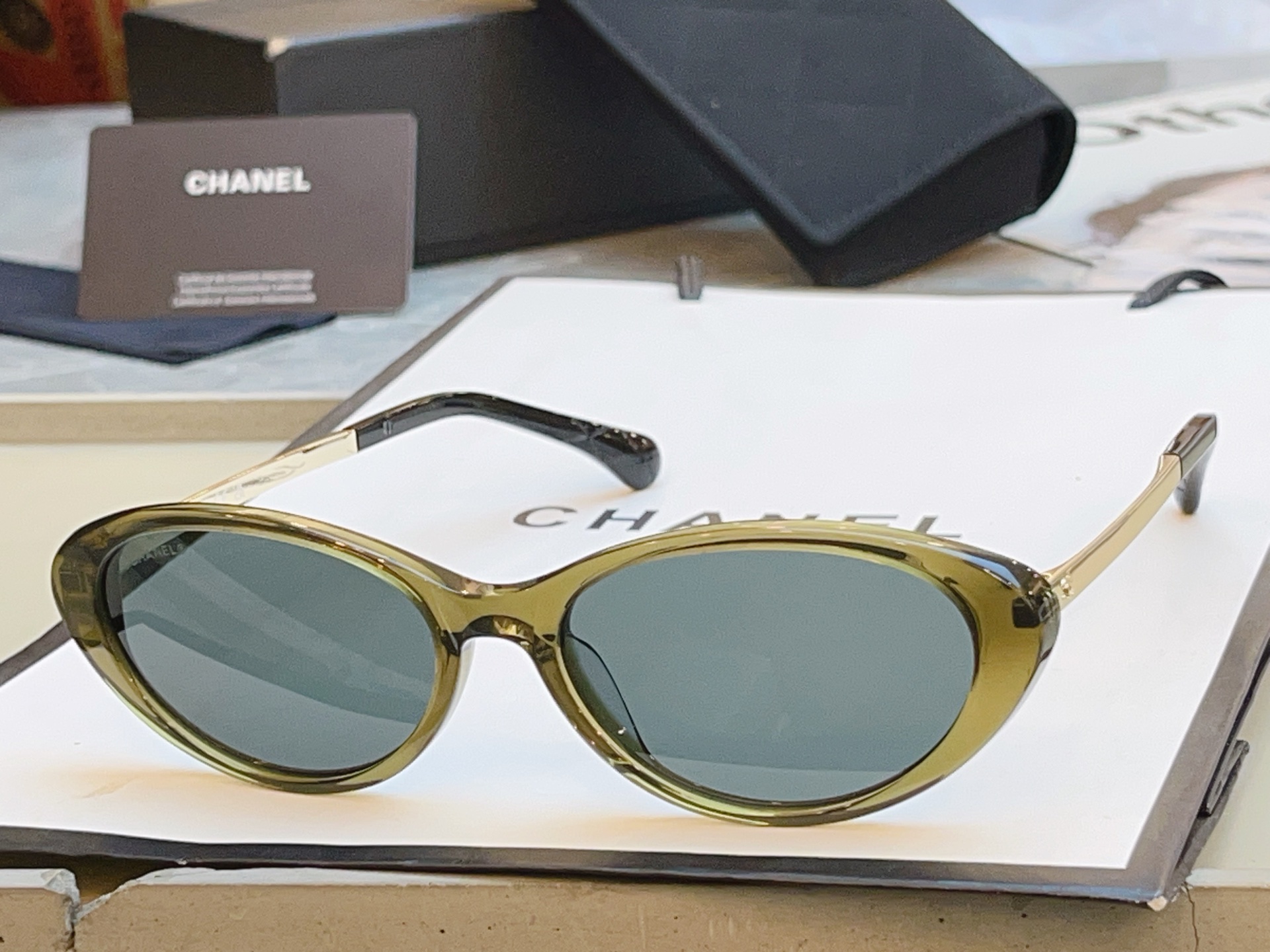 【CHANE*】香奈儿新款太阳镜 高版本✨，MODEL：3508，SIZE：54口18-140 S