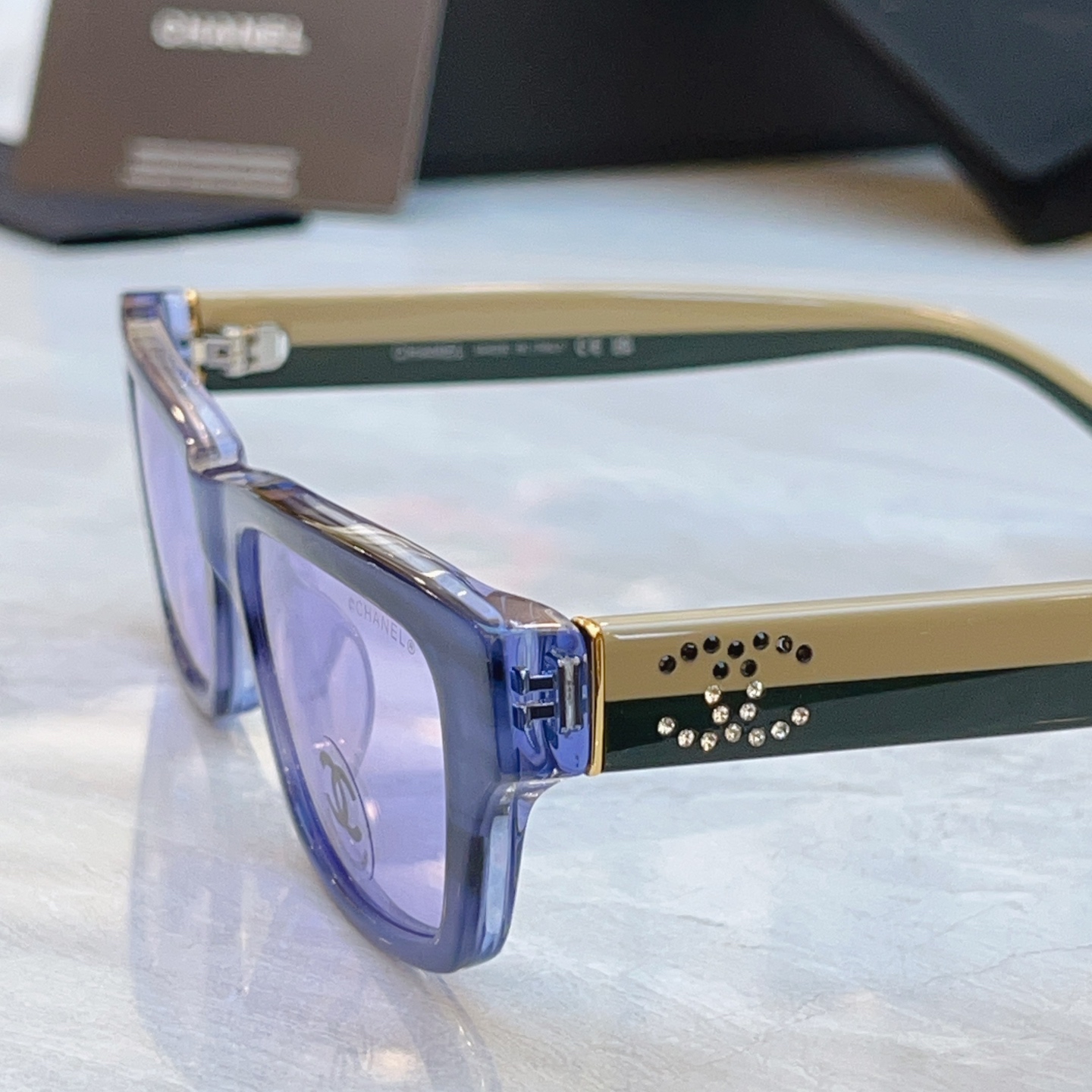 【CHANE*】香奈儿新款太阳镜，MODEL：CH5561B，SIZE：54口20-140