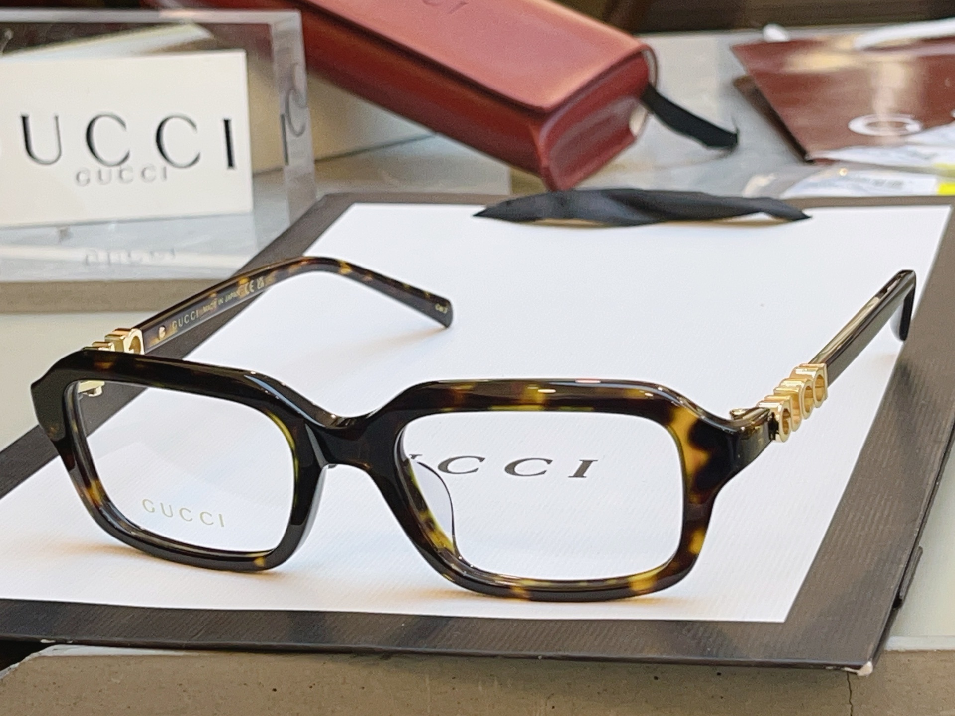 【GUCC*】古*驰新款眼镜架 高版本✨，MODEL：GG2152S，SIZE：50口18-140 M