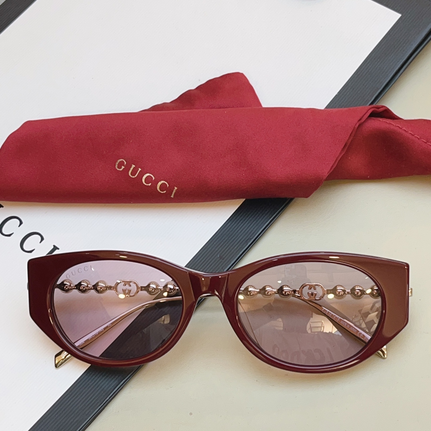，【GUCC*】古*驰新款太阳镜 高版本✨，MODEL：GG1970SA，SIZE：54口19-145 XL