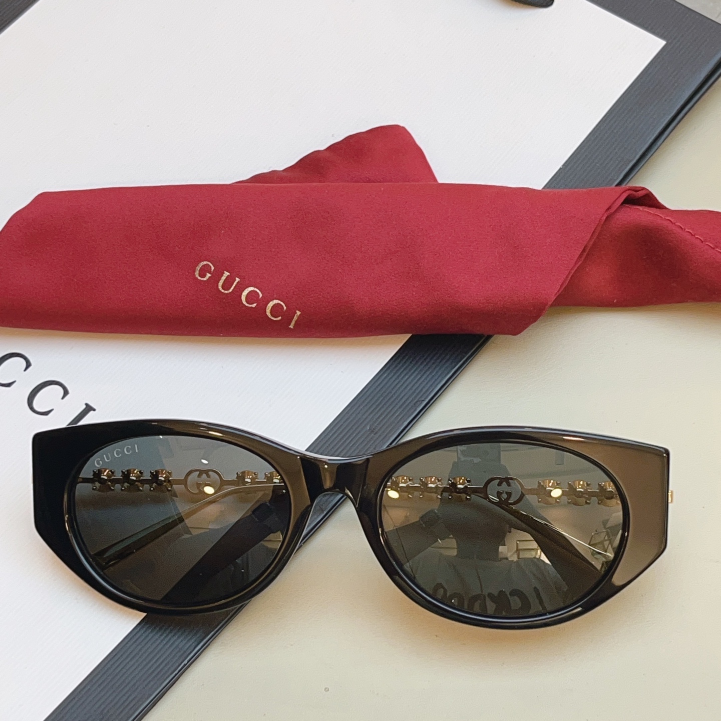 ，【GUCC*】古*驰新款太阳镜 高版本✨，MODEL：GG1970SA，SIZE：54口19-145 XL