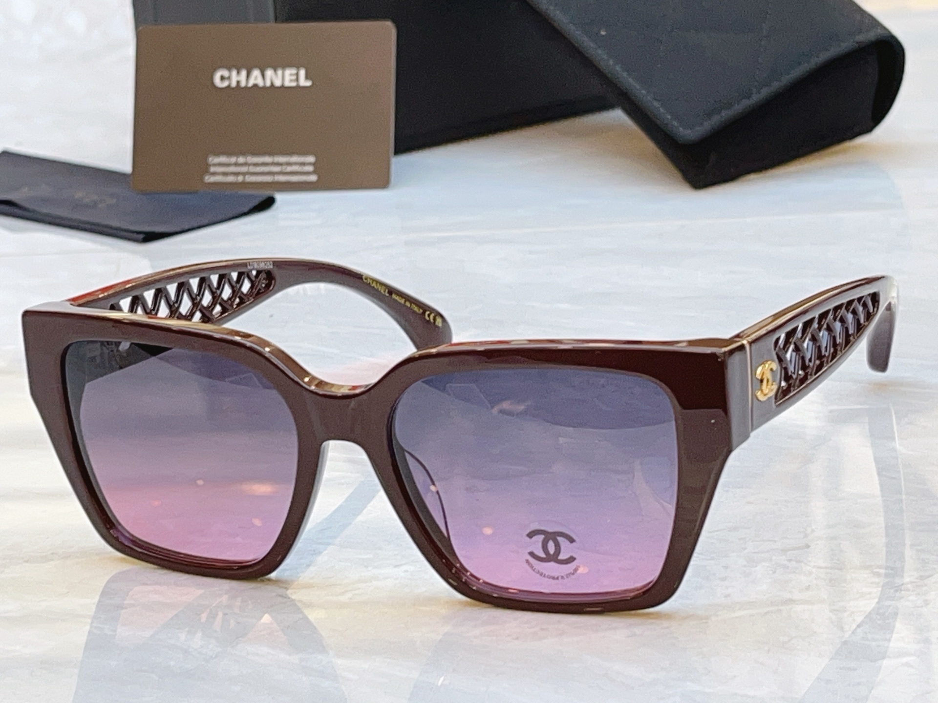 【CHANE*】香奈儿新款太阳镜，MODEL：CH3517，SIZE：54口17-135
