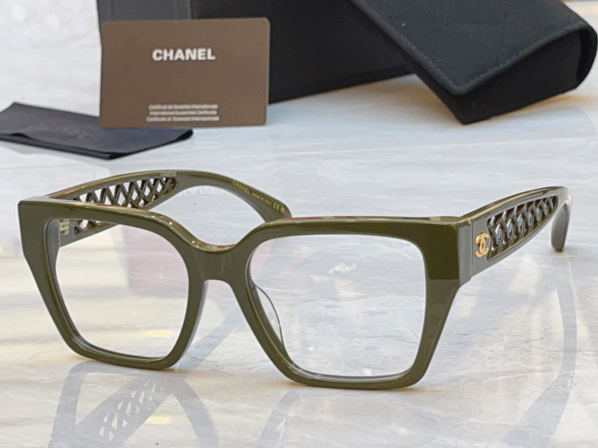 【CHANE*】香奈儿新款眼镜架，MODEL：CH3517，SIZE：54口17-135