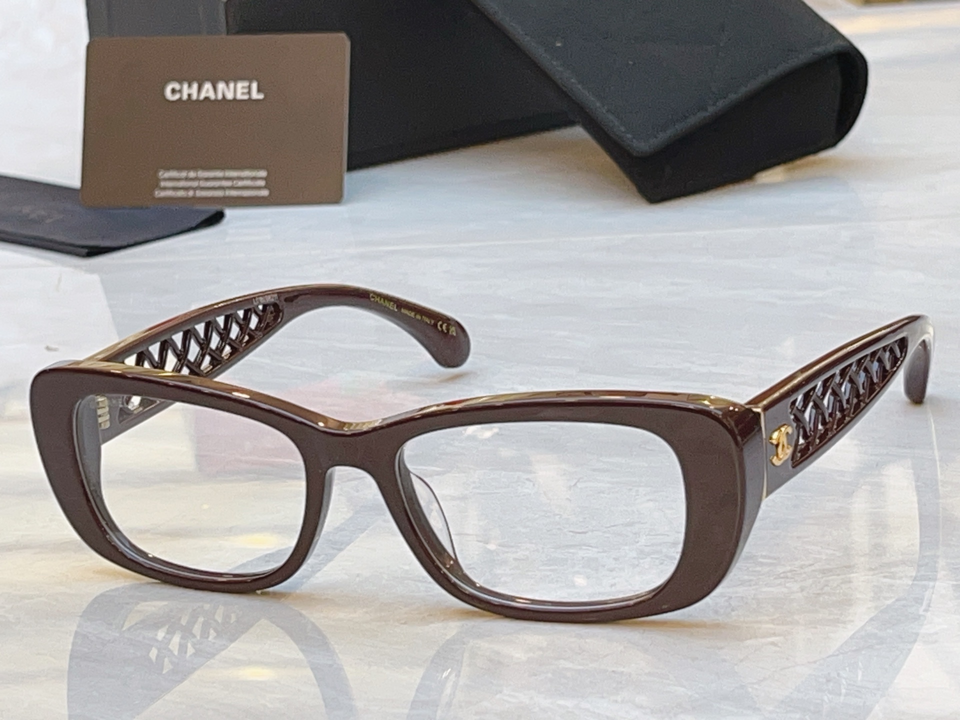 【CHANE*】香奈儿新款太阳镜，MODEL：CH3518，SIZE：54口17-135