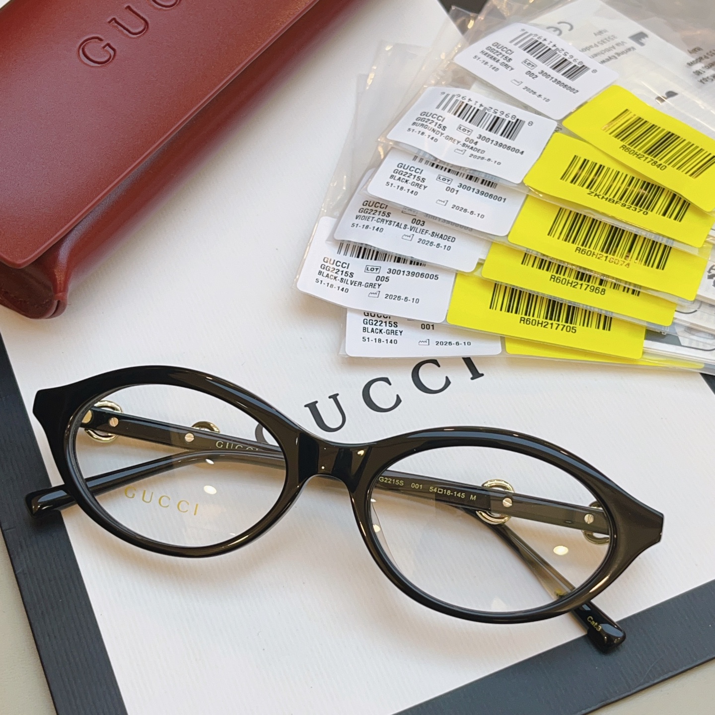 ，【GUCC*】古*驰新款眼镜架 高版本✨，MODEL：GG2215S，SIZE：54口18-145 M