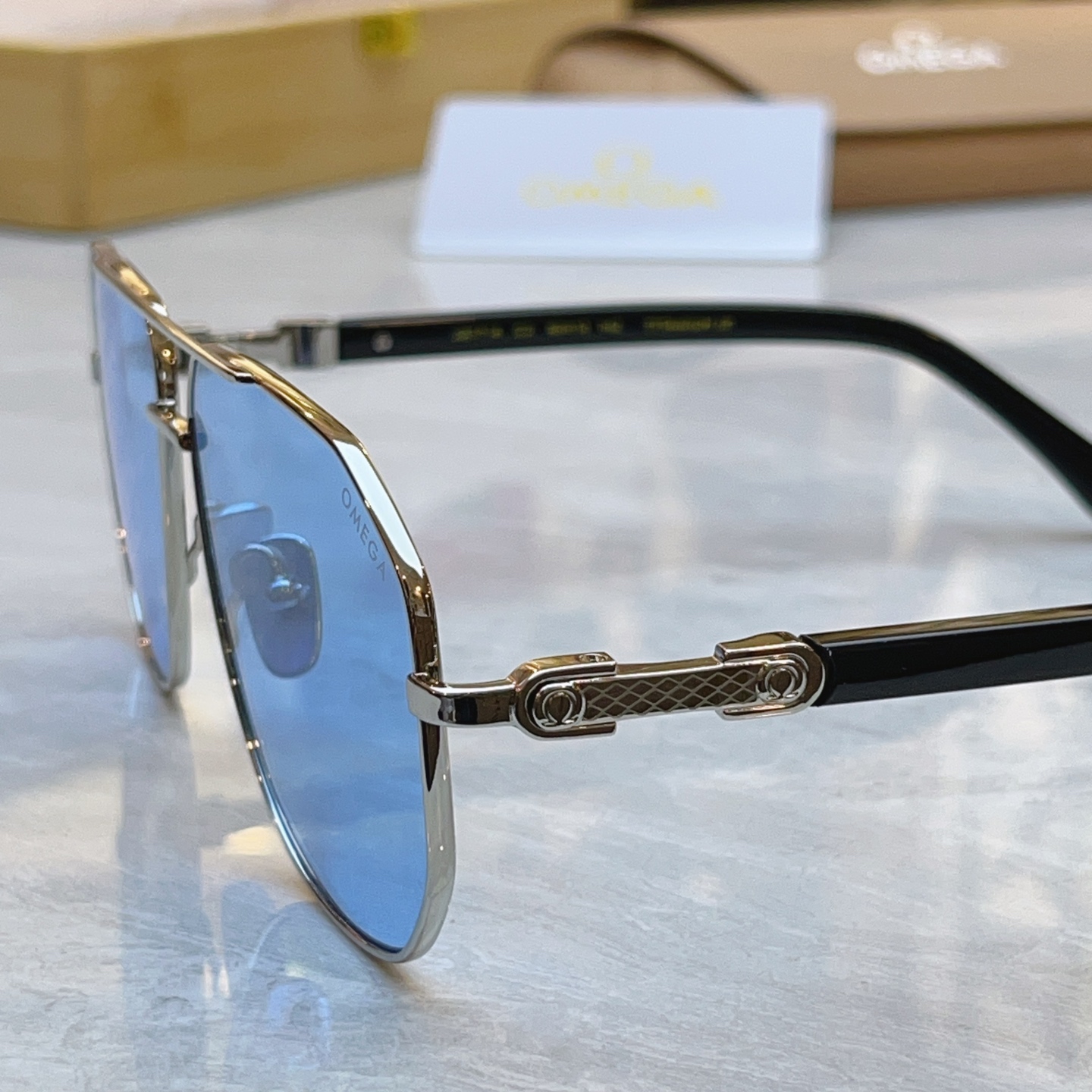 【OWEG*】欧米*茄新款太阳镜，MODEL：SS1314，SIZE：60口13-142