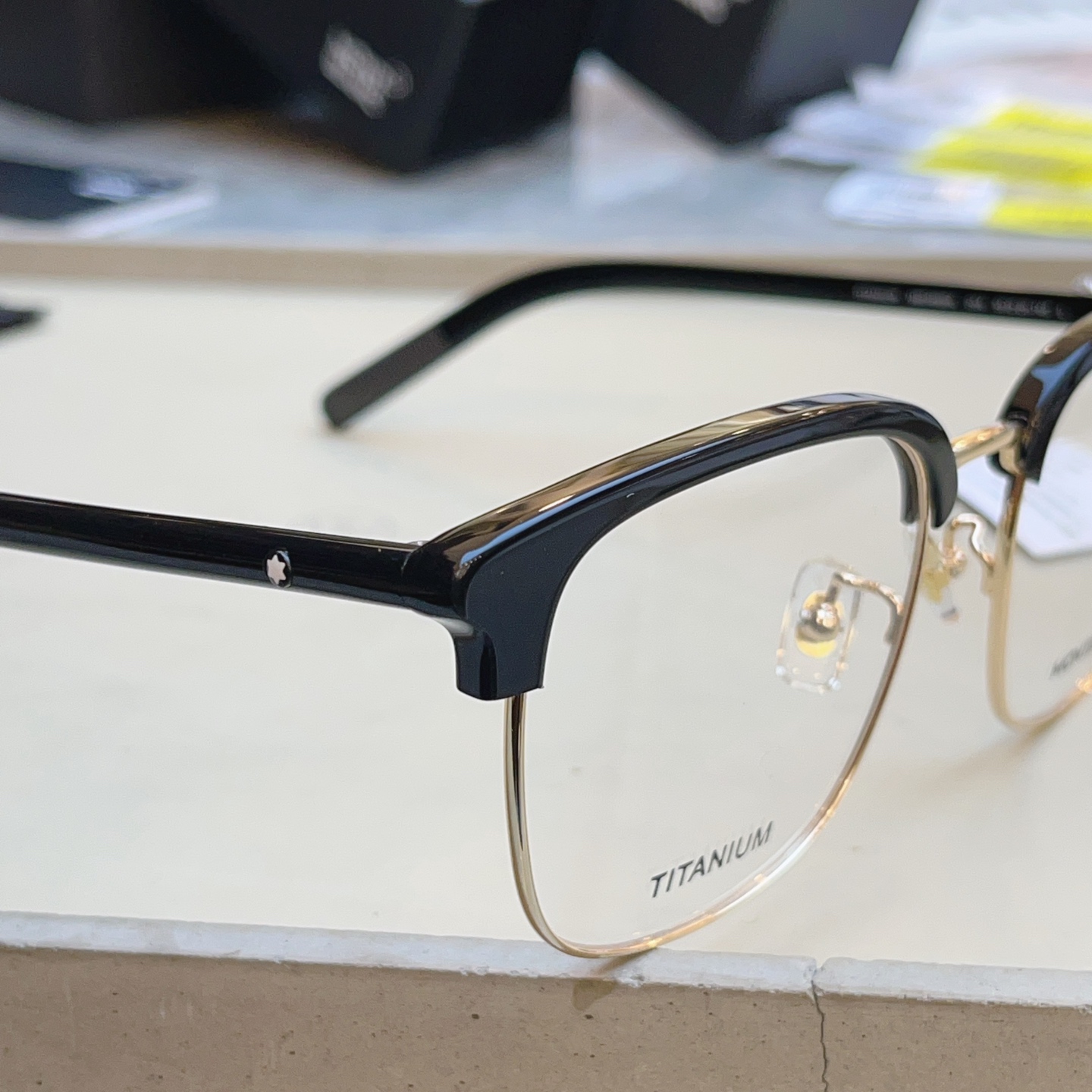 【MONT BLAN*】万宝*龙新款眼镜架，钛架✨MODEL:MB0488SA，SIZE:55口20-1