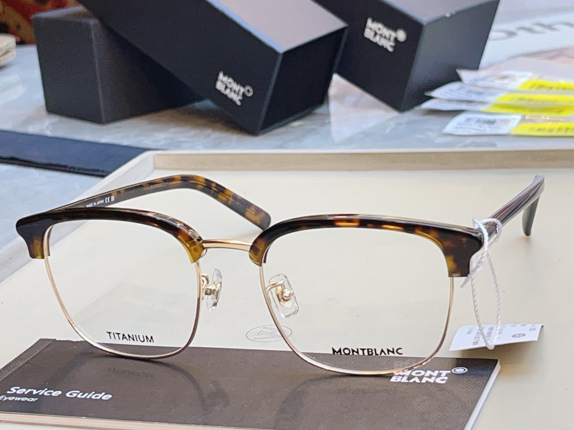 【MONT BLAN*】万宝*龙新款眼镜架，钛架✨MODEL:MB0488SA，SIZE:55口20-1