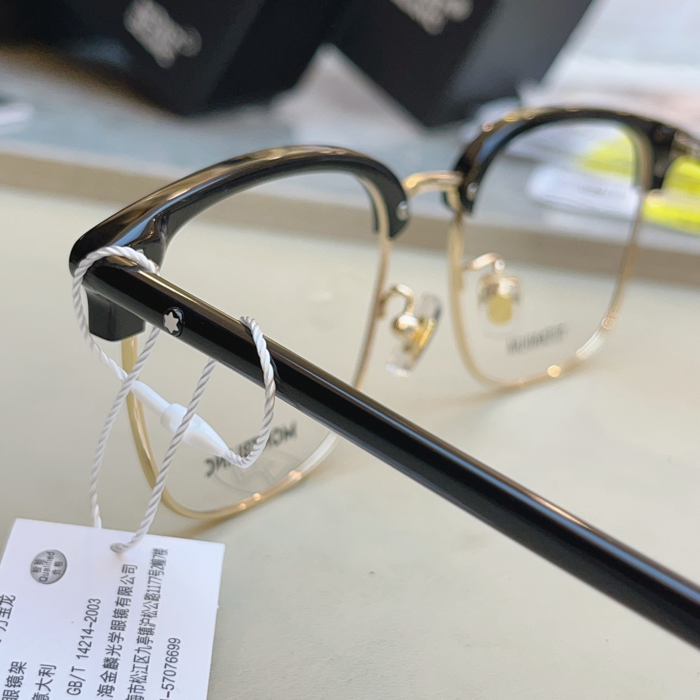 【MONT BLAN*】万宝*龙新款眼镜架，钛架✨MODEL:MB0488SA，SIZE:55口20-1