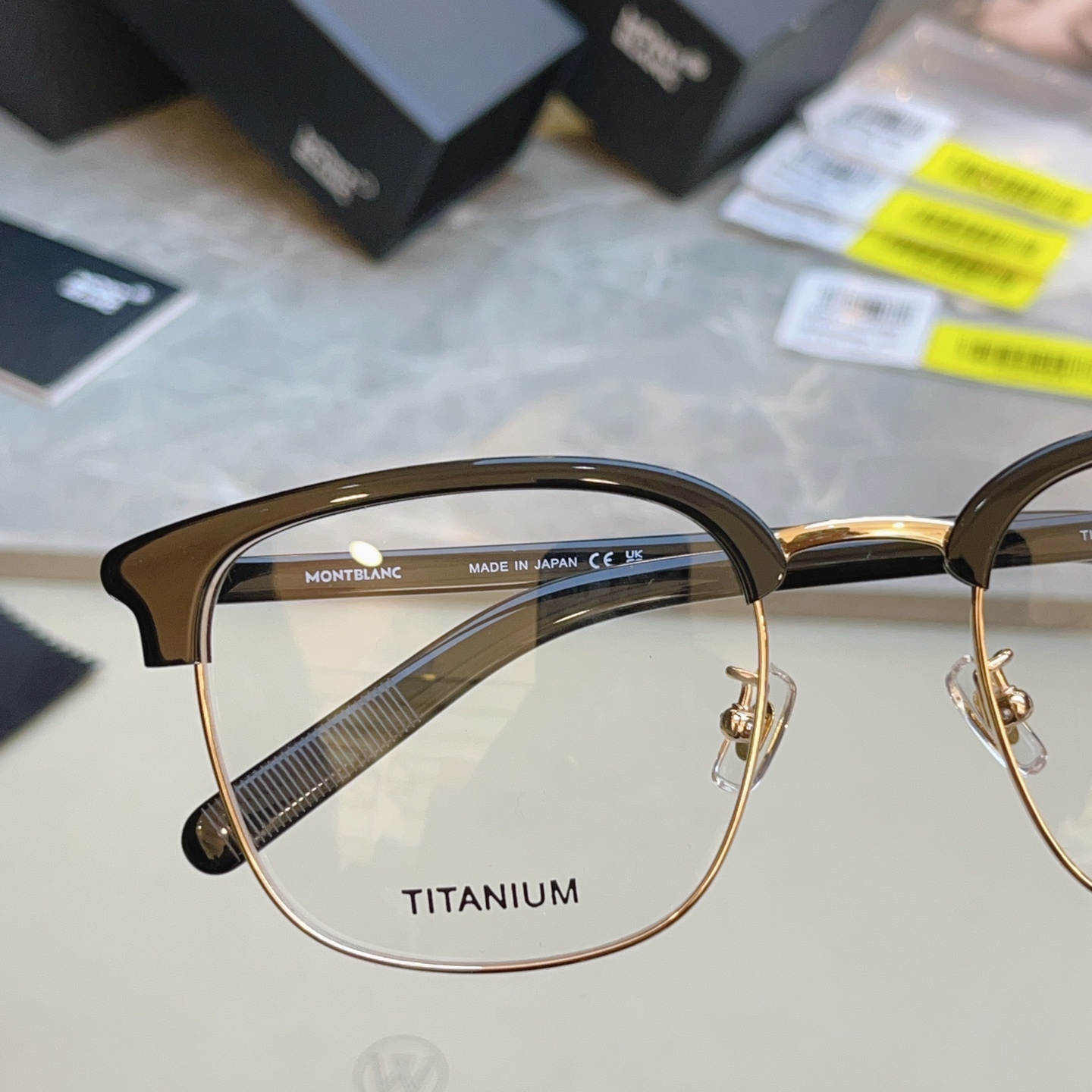 【MONT BLAN*】万宝*龙新款眼镜架，钛架✨MODEL:MB0488SA，SIZE:55口20-1
