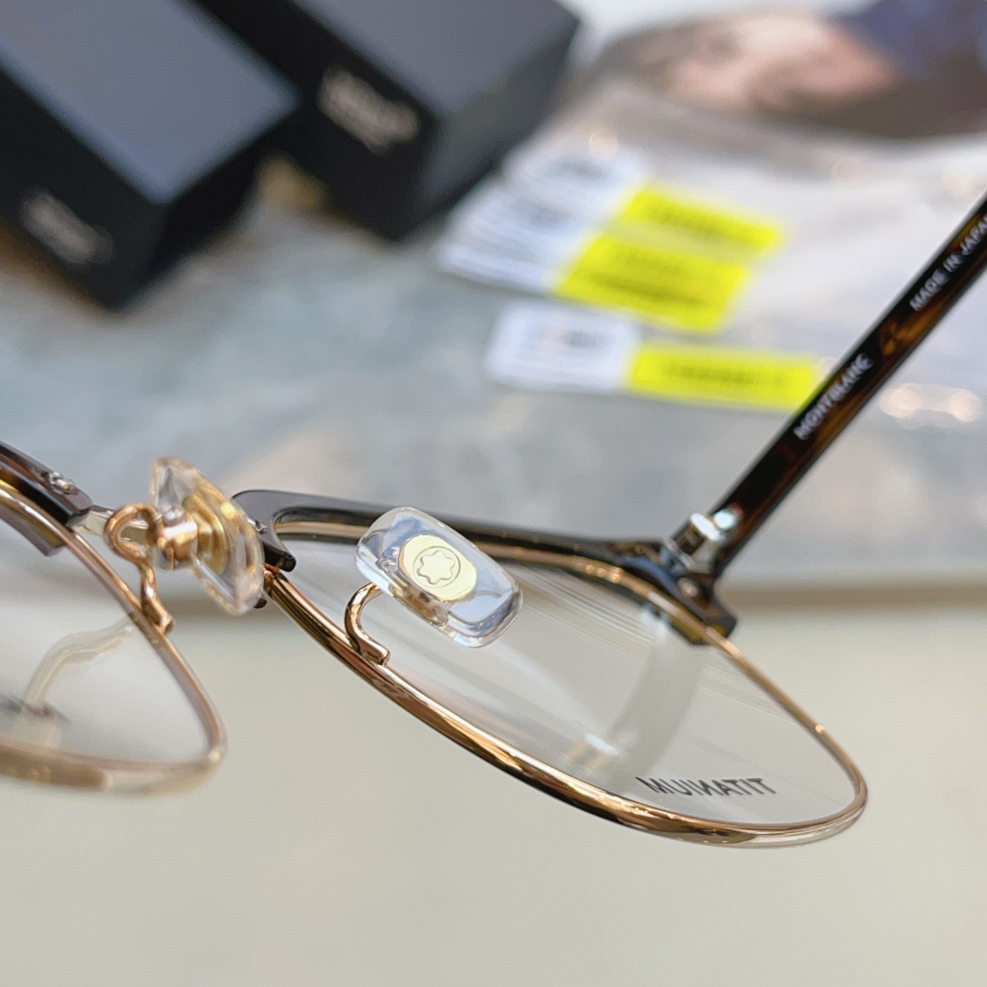 ，【MONT BLAN*】万宝*龙新款眼镜架，钛架✨MODEL:MB0488SA，SIZE:55口20-145 L