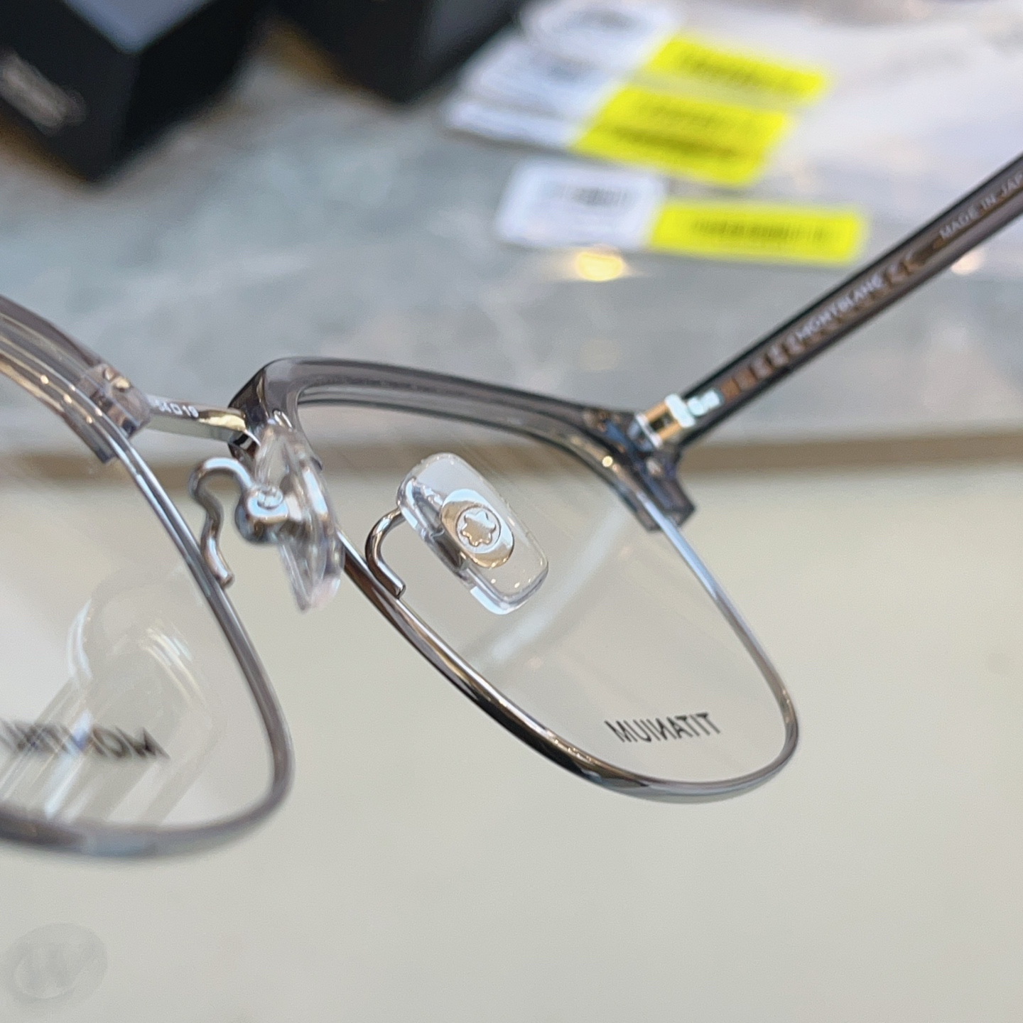 ，【MONT BLAN*】万宝*龙新款眼镜架，钛架✨MODEL:MB0488SA，SIZE:55口20-145 L