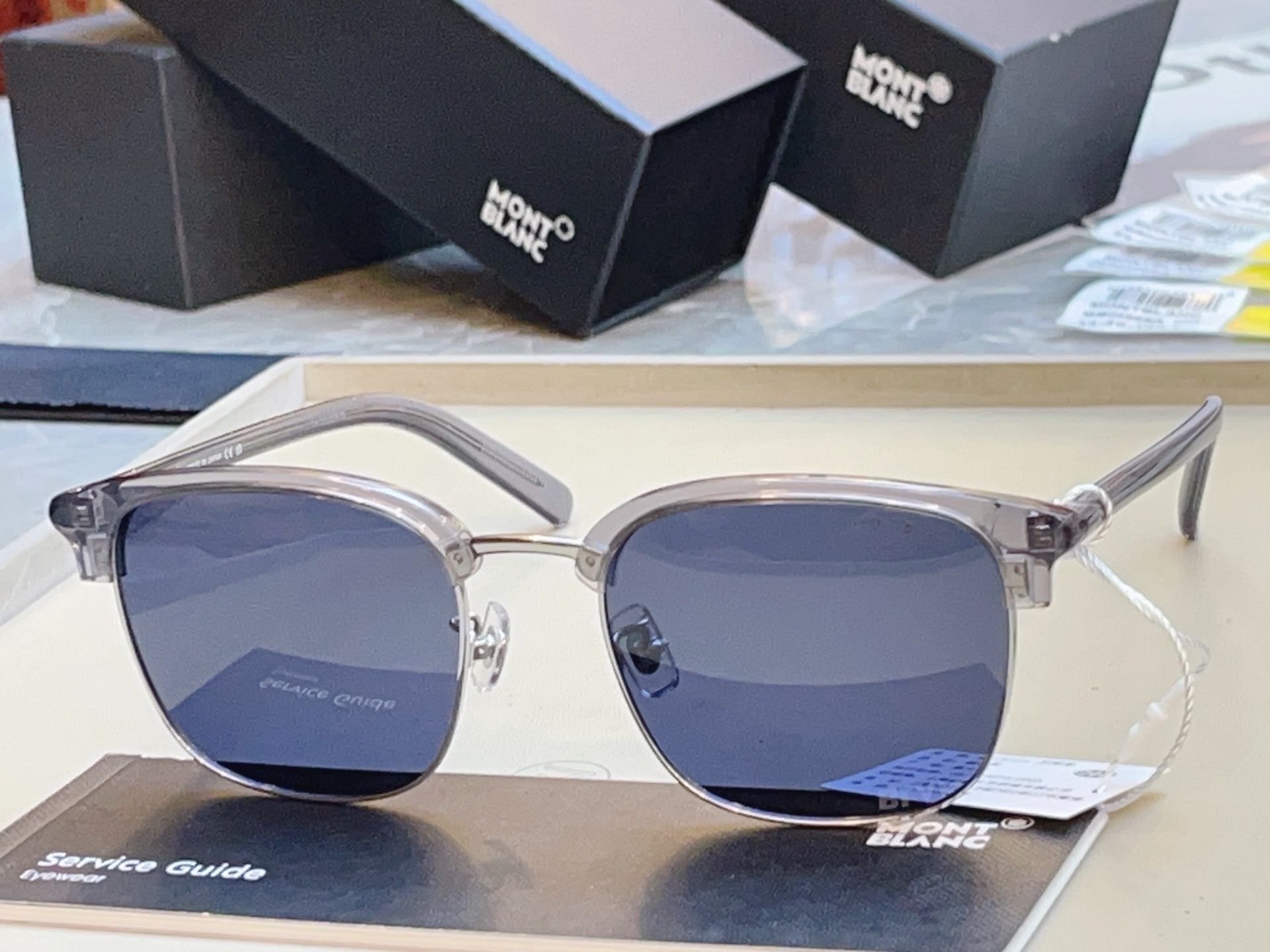 【MONT BLAN*】万宝*龙新款太阳镜，钛架✨MODEL:MB0488SA，SIZE:55口20-1