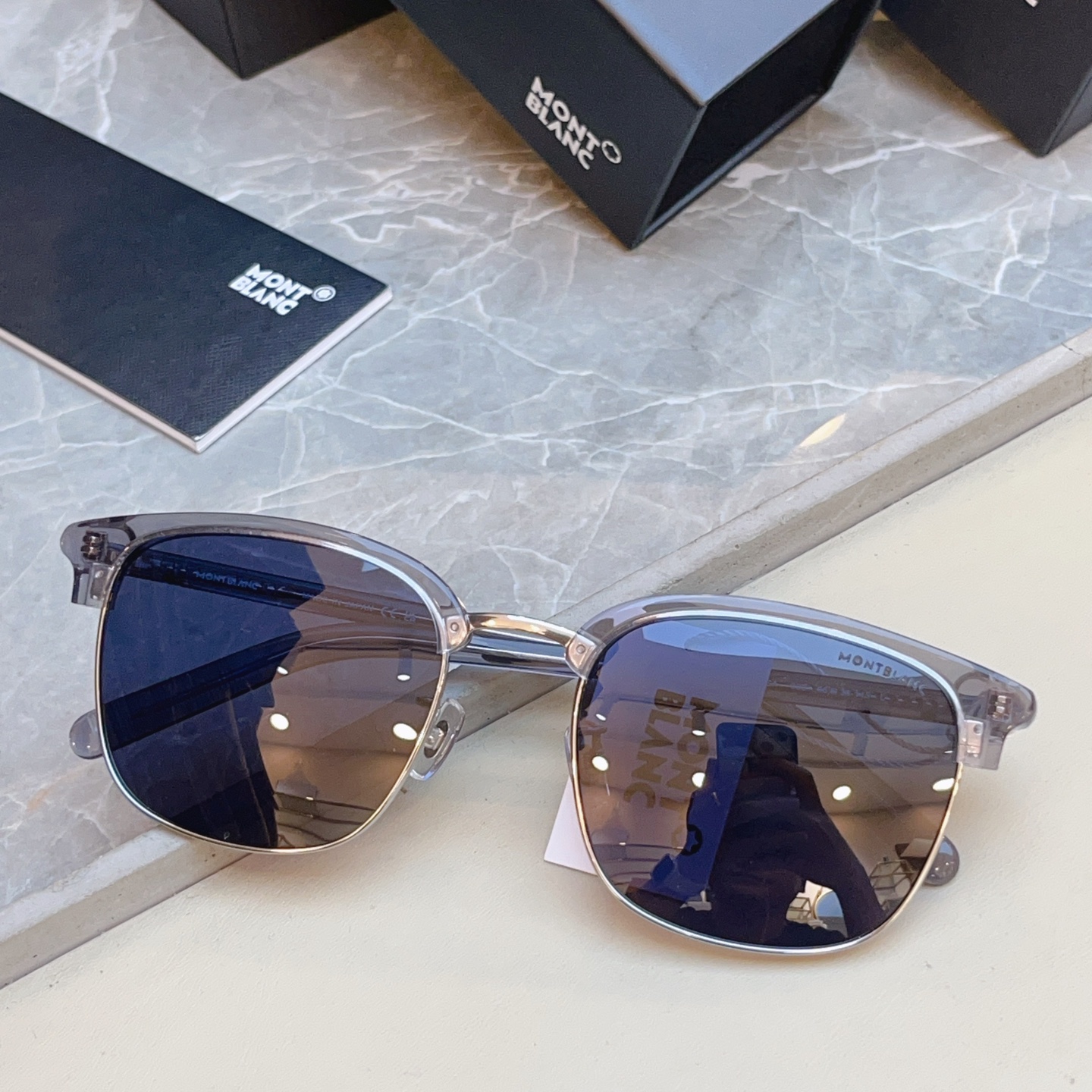 ,【MONT BLAN*】万宝*龙新款太阳镜,钛架✨MODEL:MB0488SA,SIZE:55口20-145 L ,【MONT BLAN*】万宝*龙新款太阳镜,钛架✨MODEL:MB0488SA,SIZE:55口20-145 L
