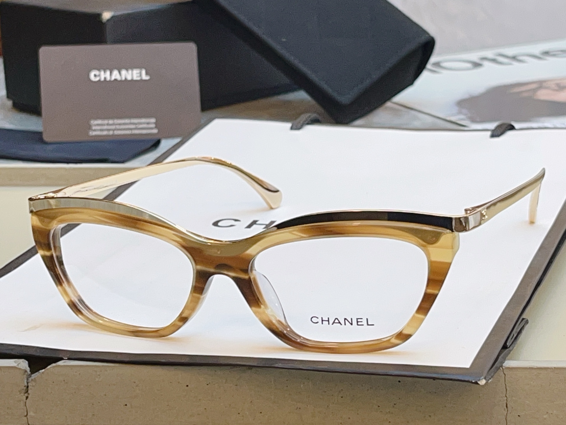 ，【CHANE*】香奈儿新款眼镜架 高版本✨，MODEL：CH4299，SIZE：55口17-140 3N