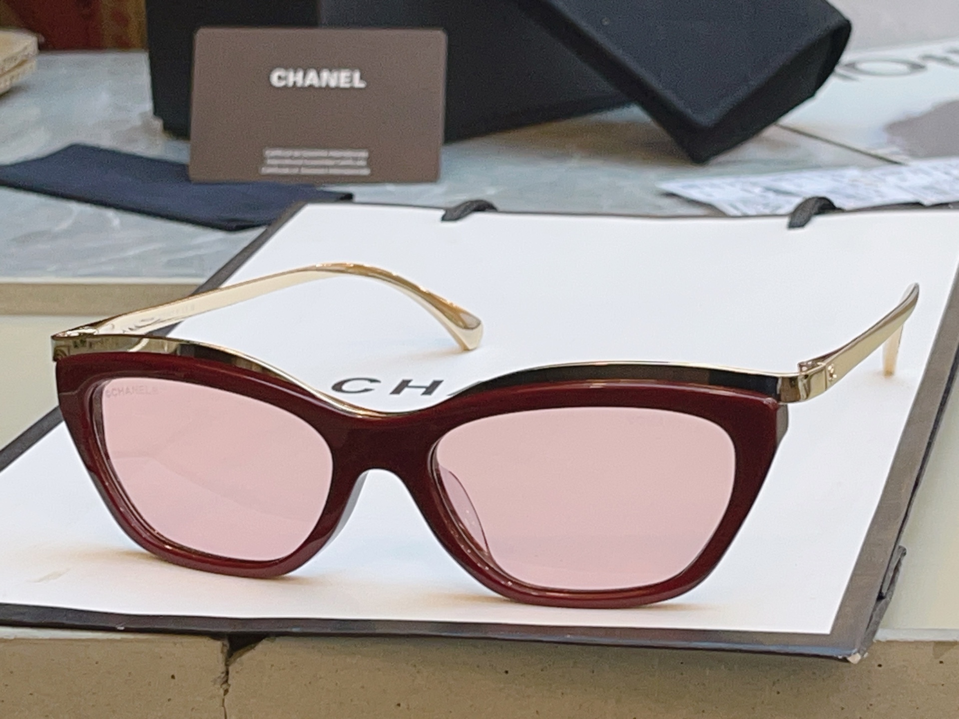 ，【CHANE*】香奈儿新款太阳镜 高版本✨，MODEL：CH4299，SIZE：55口17-140 3N