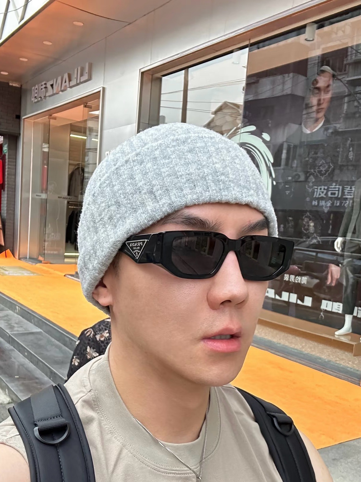 ，【PRAD*】普拉*达新款太阳镜🕶️ 高版本✨，MODEL：SPR 09Z-F，SIZE：55口17-140