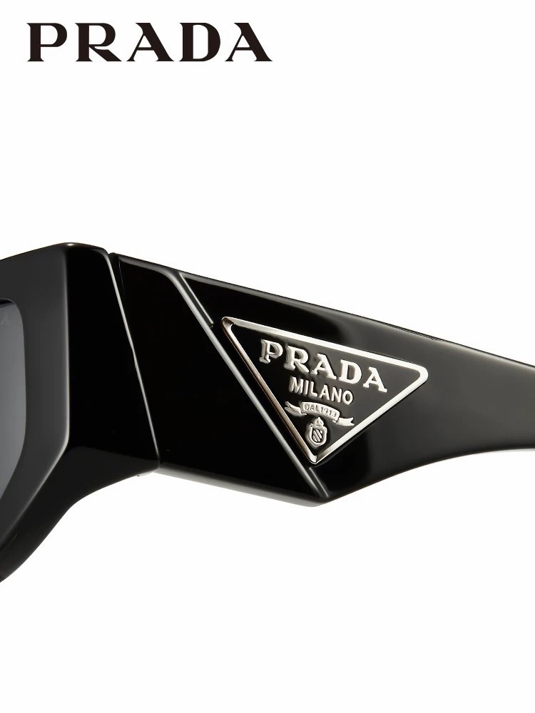 ，【PRAD*】普拉*达新款太阳镜🕶️ 高版本✨，MODEL：SPR 09Z-F，SIZE：55口17-140