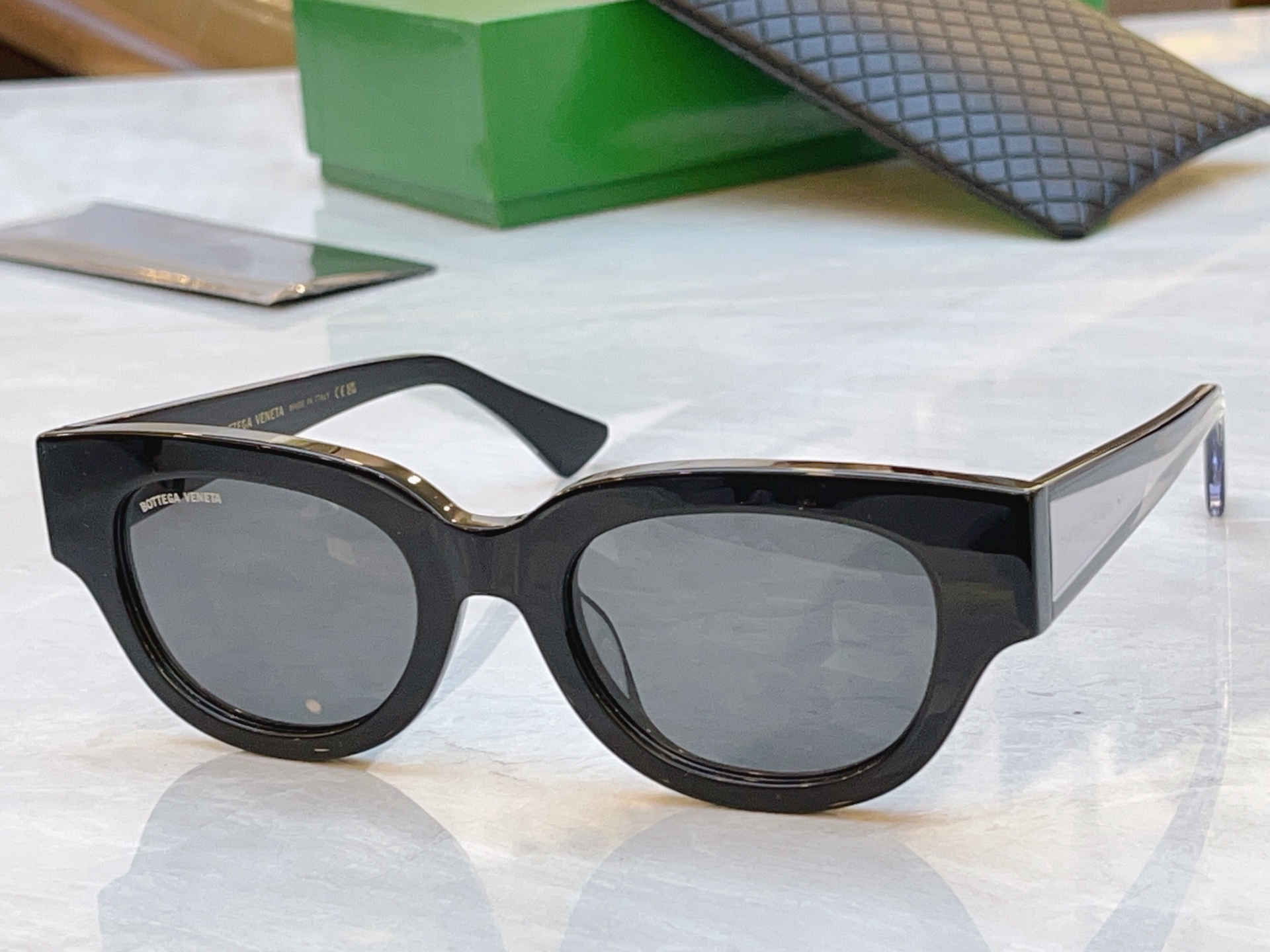 ，【BOTTEGA VENET*】宝缇*嘉新款太阳镜，MODEL：BV1278SA，SIZE：50口21-140