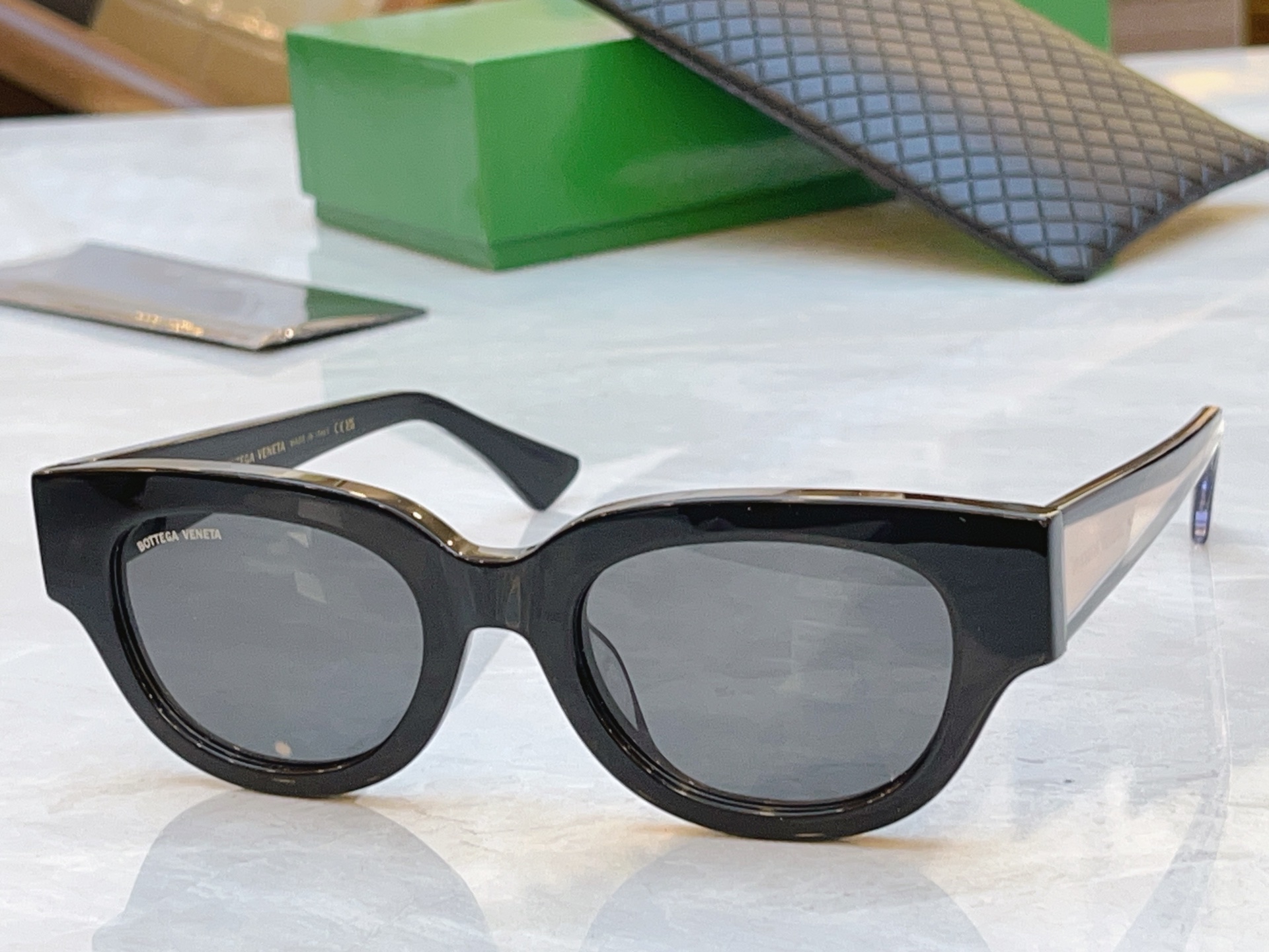 ，【BOTTEGA VENET*】宝缇*嘉新款太阳镜，MODEL：BV1278SA，SIZE：50口21-140